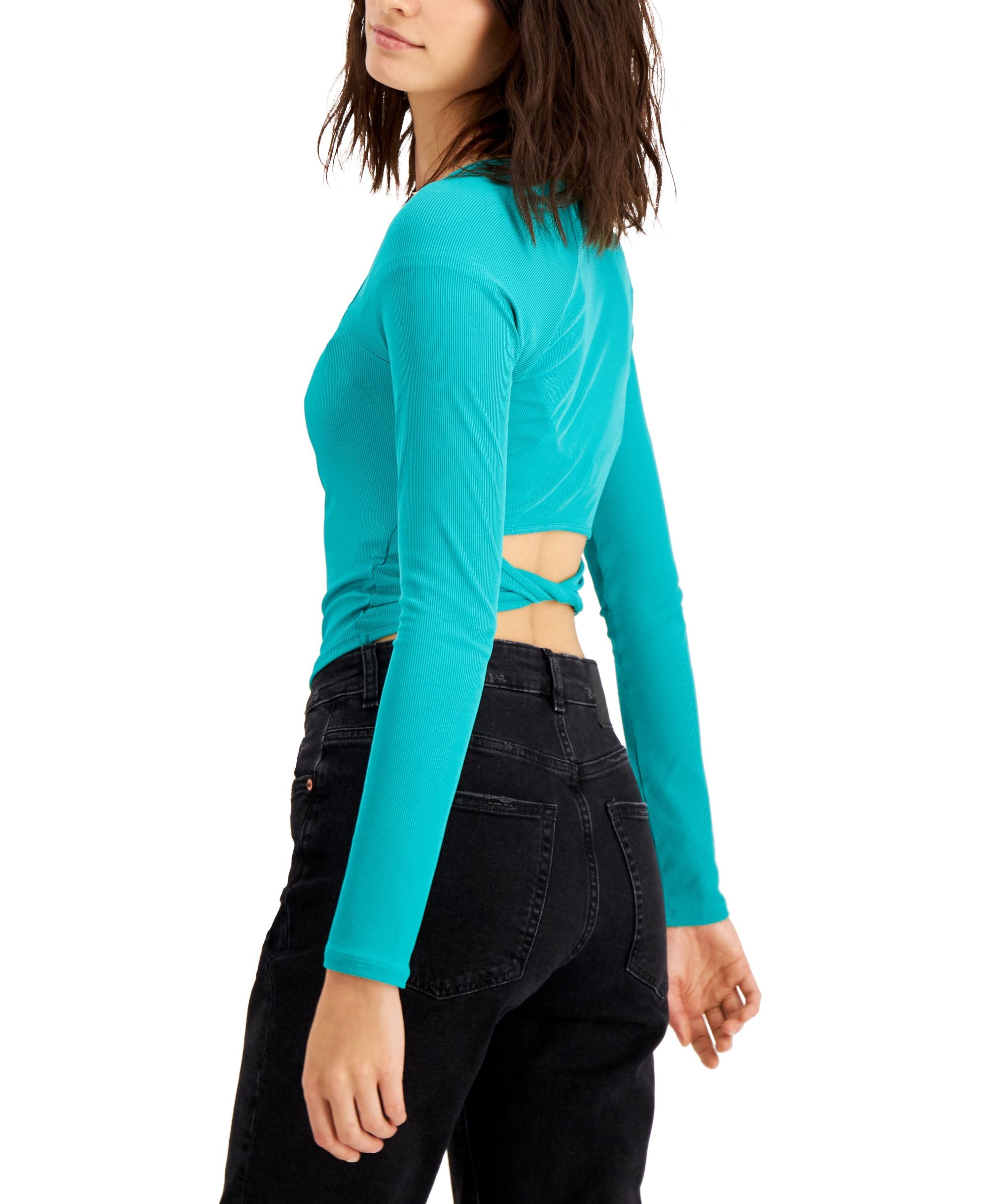 Bar III Twist Back Top