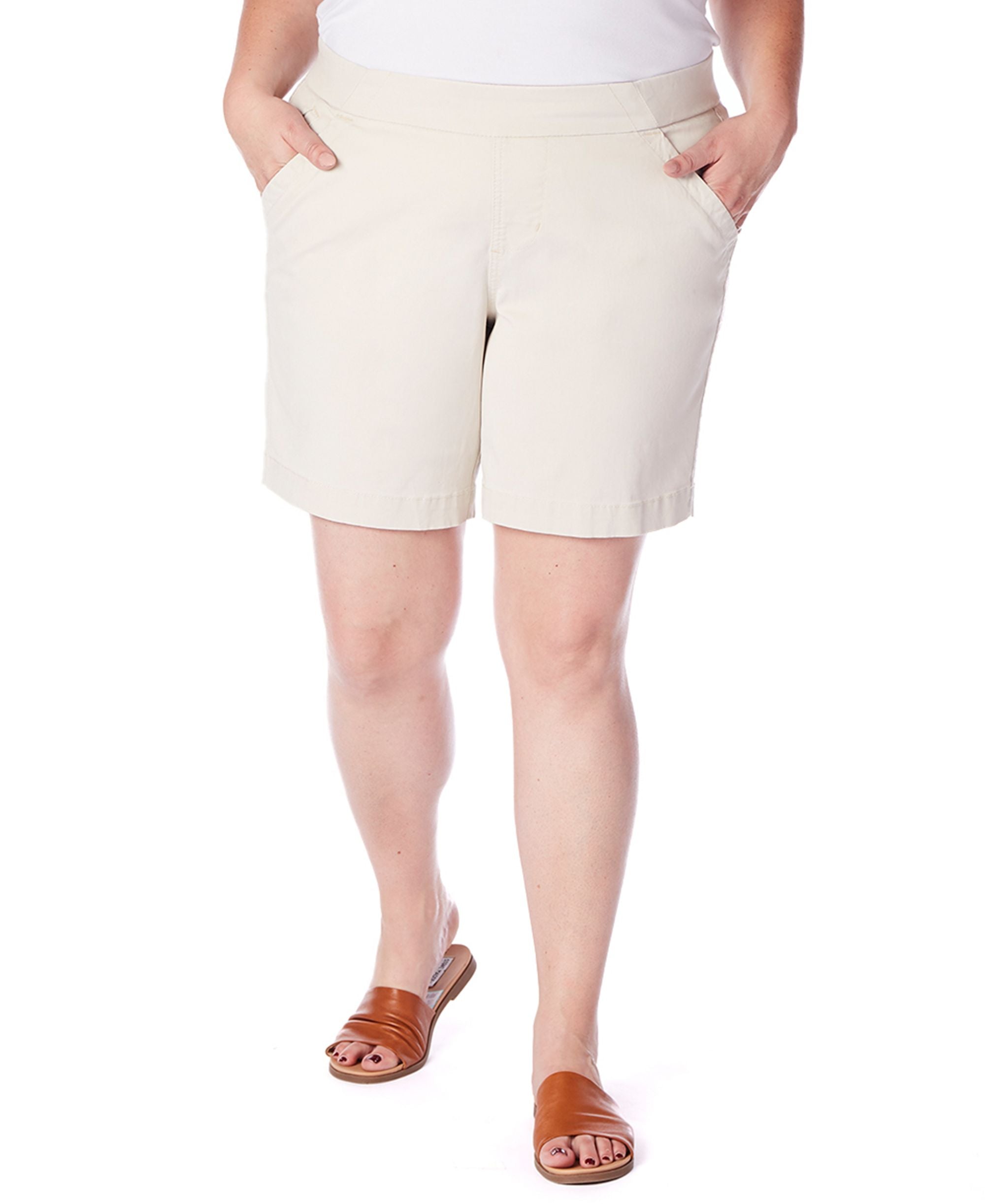 Jag Plus Size Gracie Pull On 8 Shorts