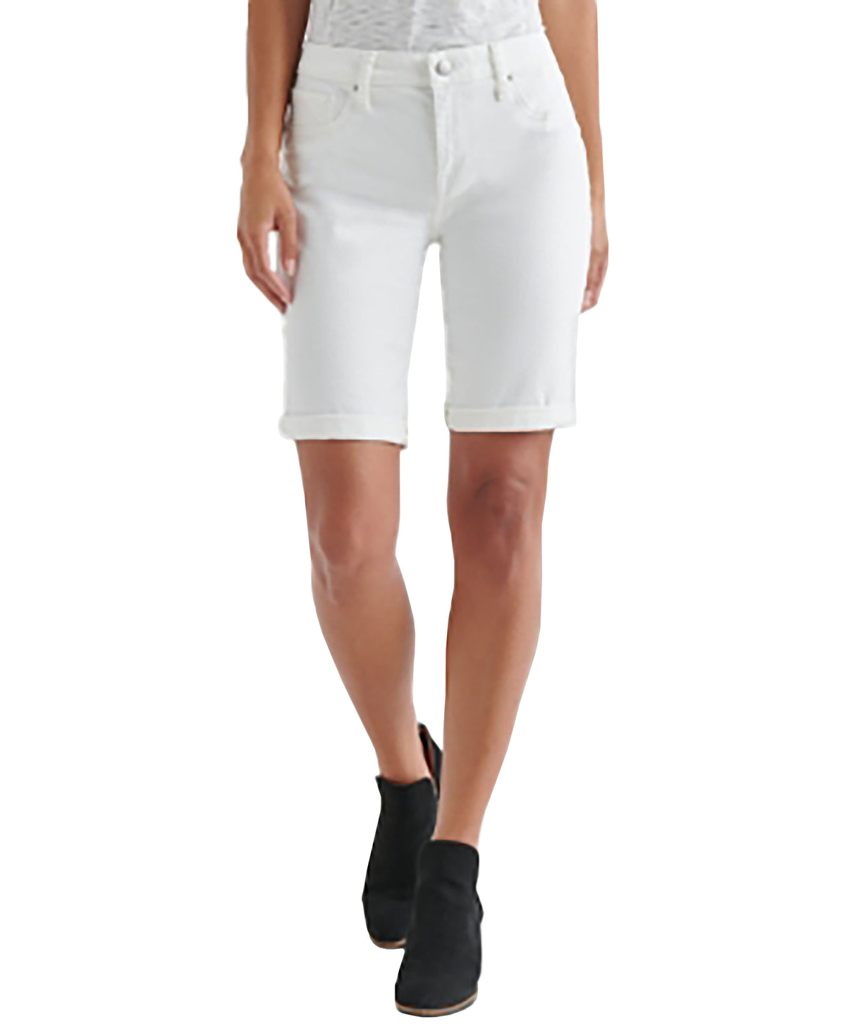 Lucky Brand Womens White Bermuda Shorts White 33