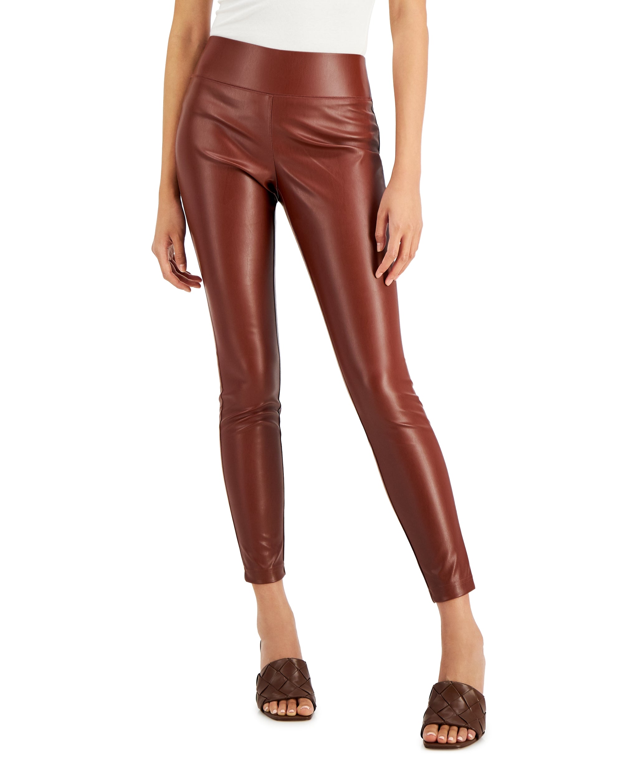 Women's Faux-Leather Leggings