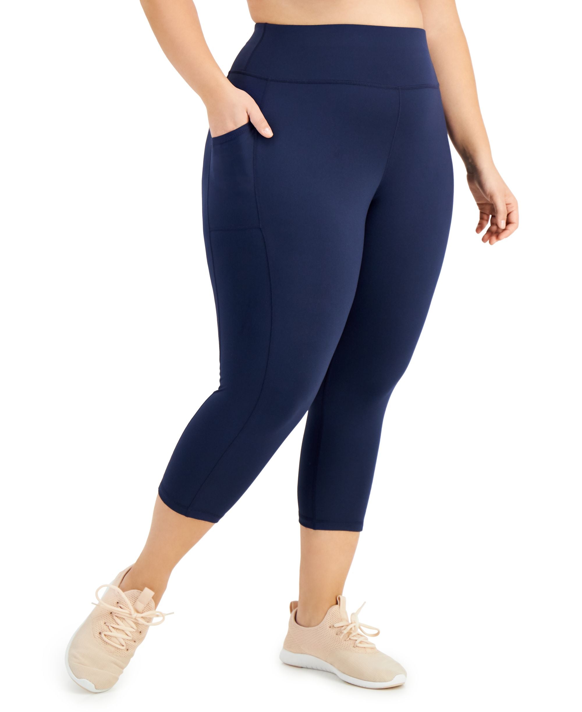 ID Ideology Plus Size Cropped Leggings