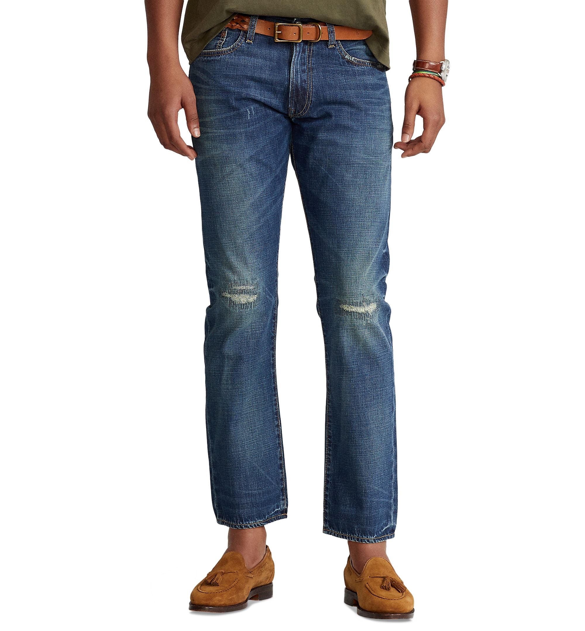 Polo Ralph Lauren Mens Varick Slim Straight Jeans