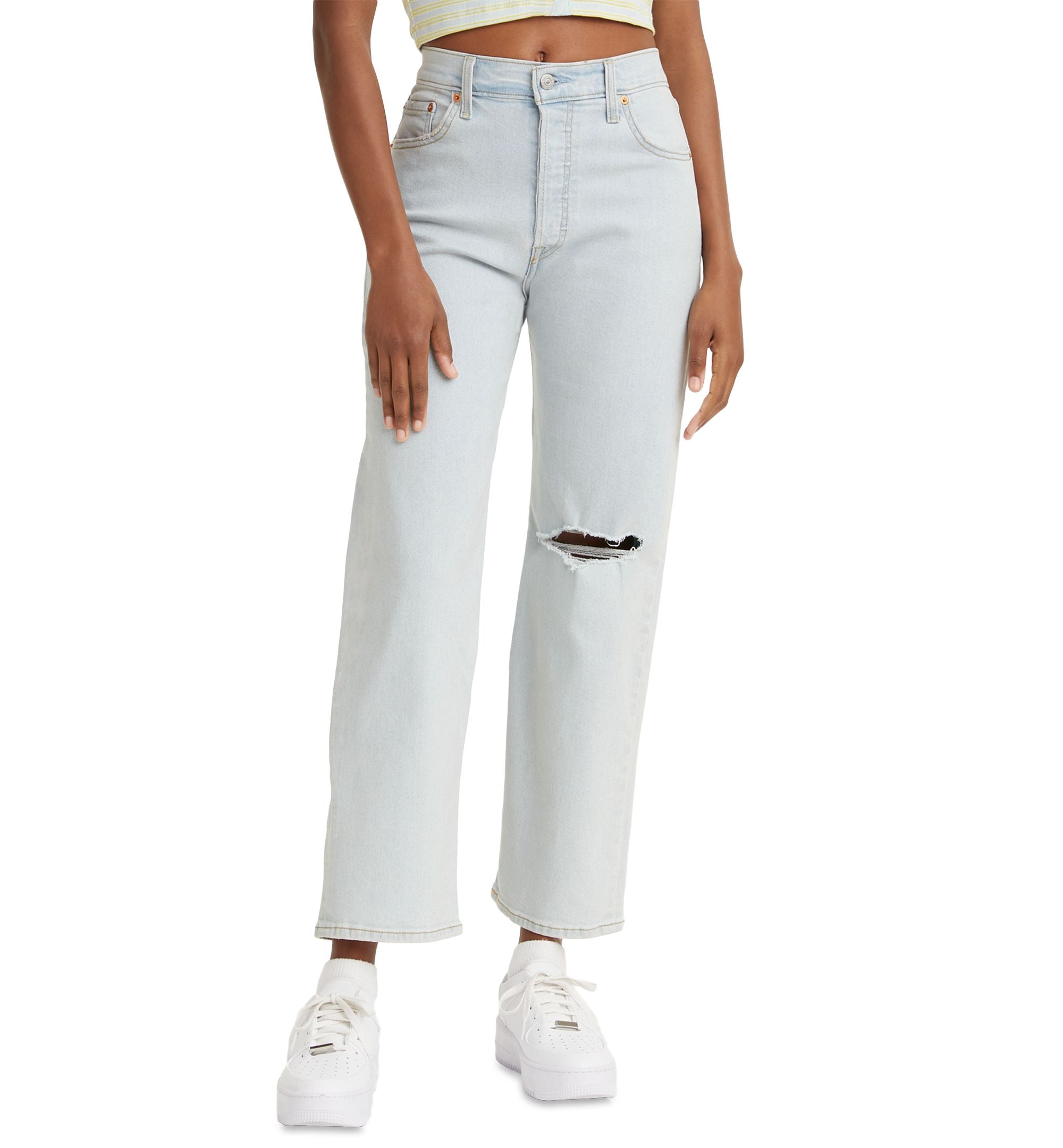 Women's Ribcage Ultra High Rise Straight Ankle Jeans