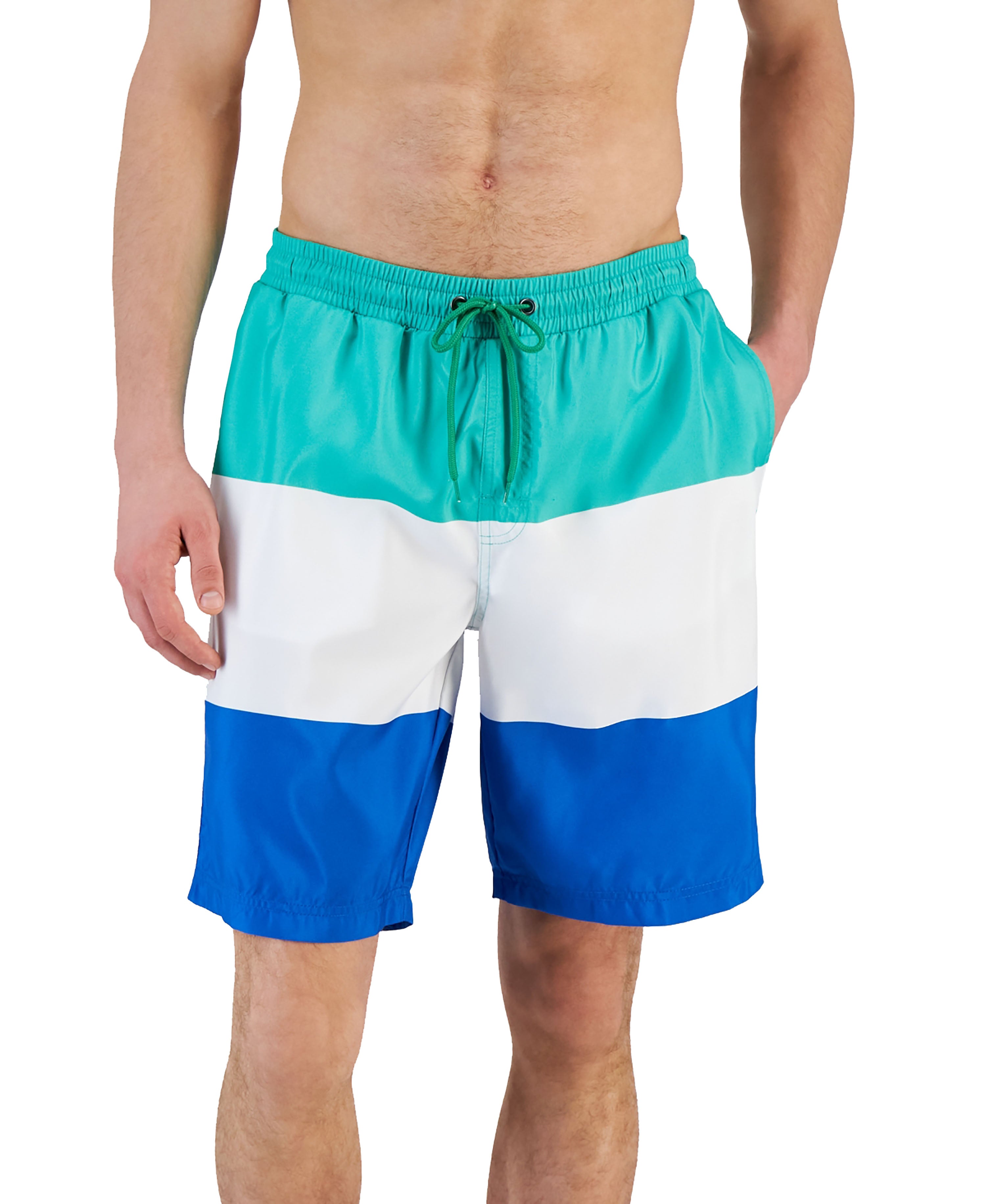 Men's Colorblocked 9" Swim Trunks