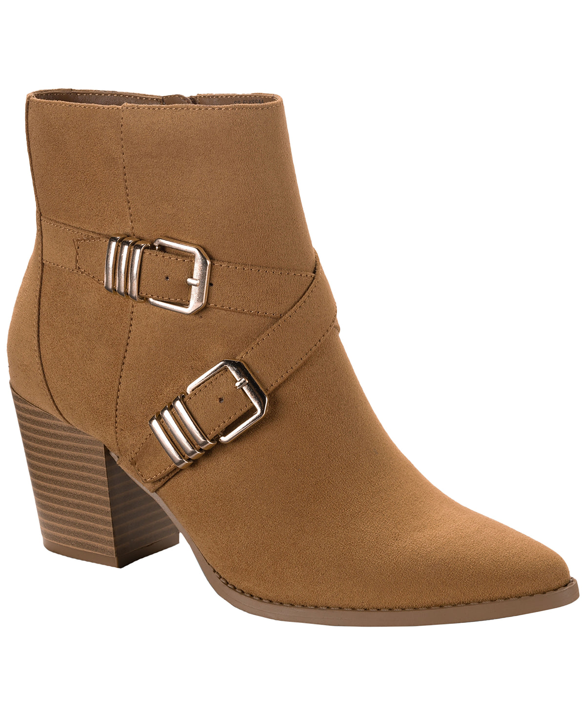 Elyssaa Pointed-Toe Buckle Booties