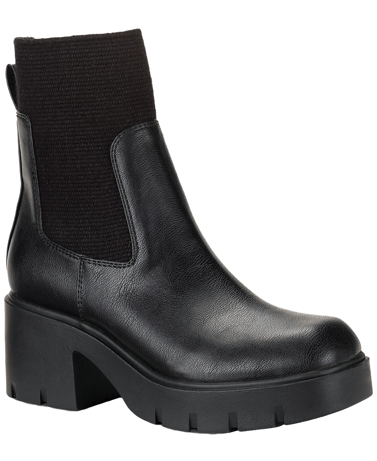 Verityy Pull-On Lug Chelsea Boots
