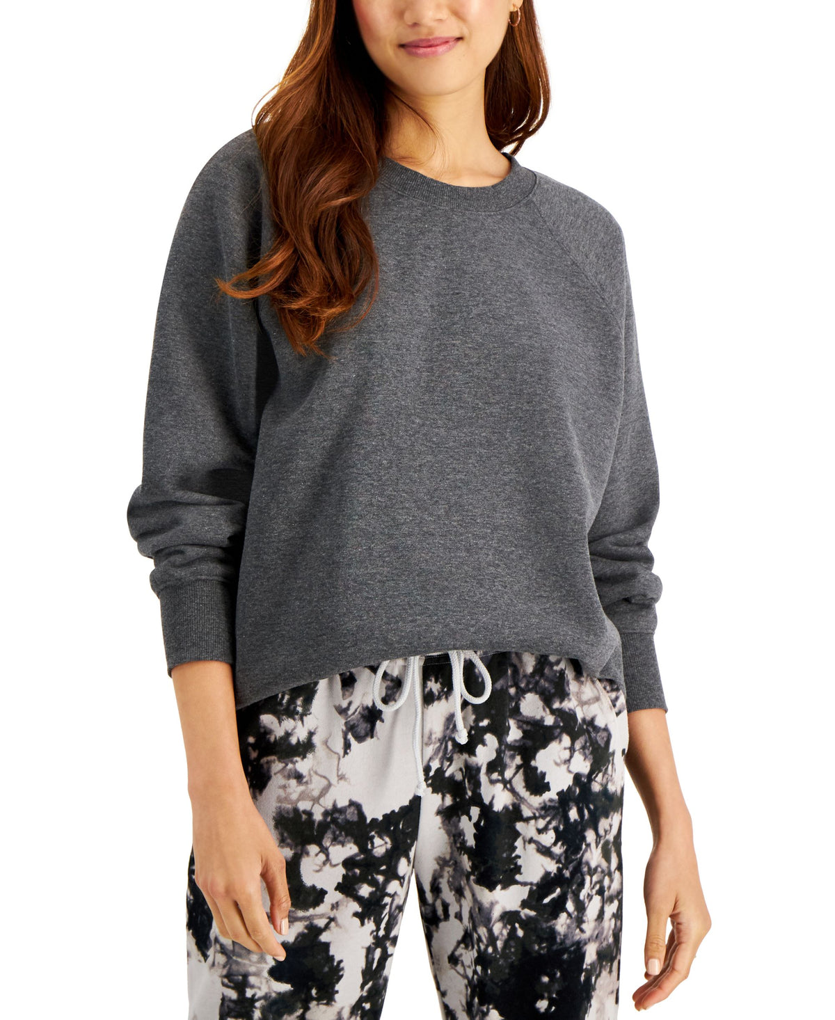 Style & Co Raglan Sleeve Sweatshirt