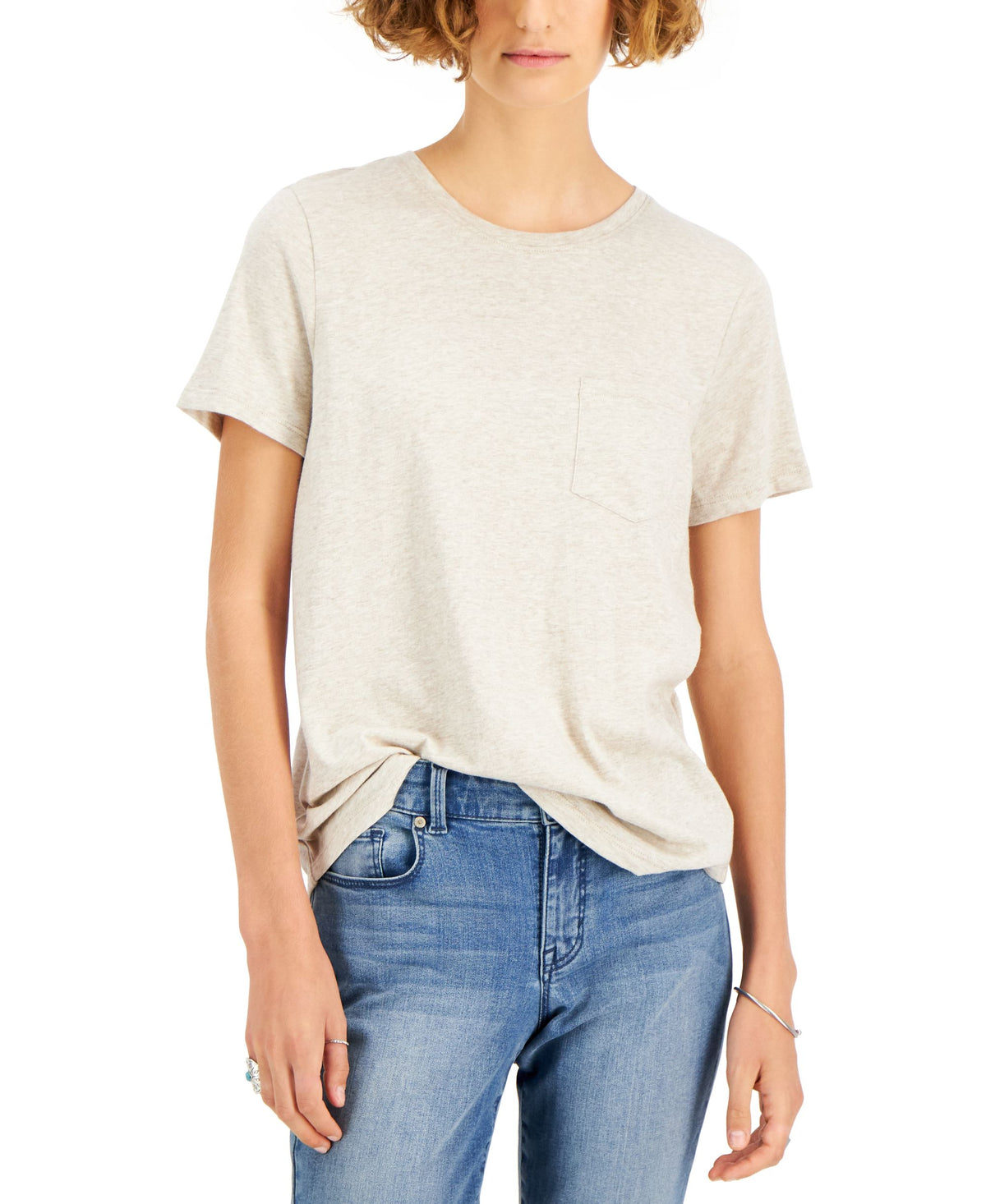 Style & Co Cotton Pocket T-Shirt