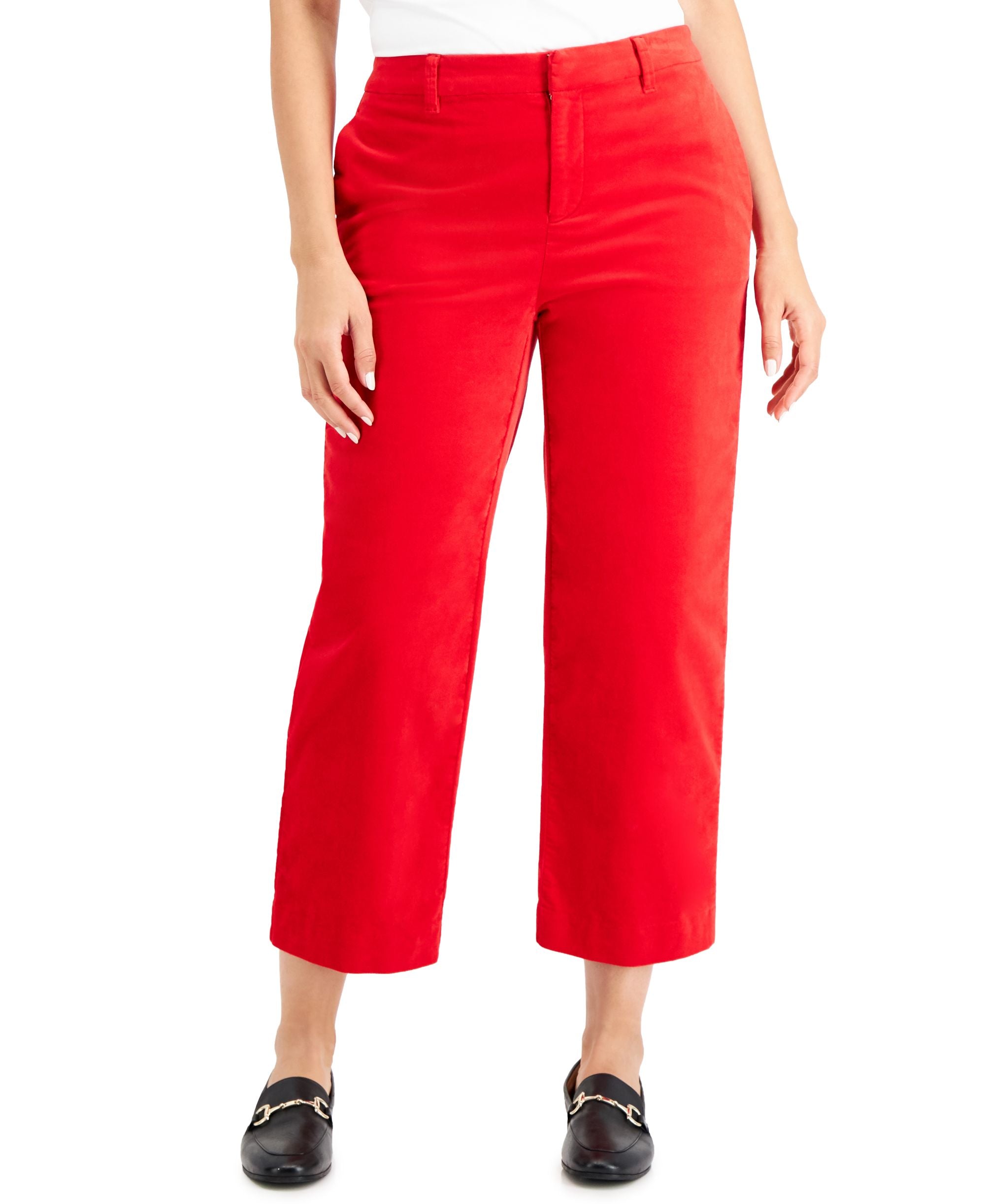 Charter Club Velveteen Ankle Pants
