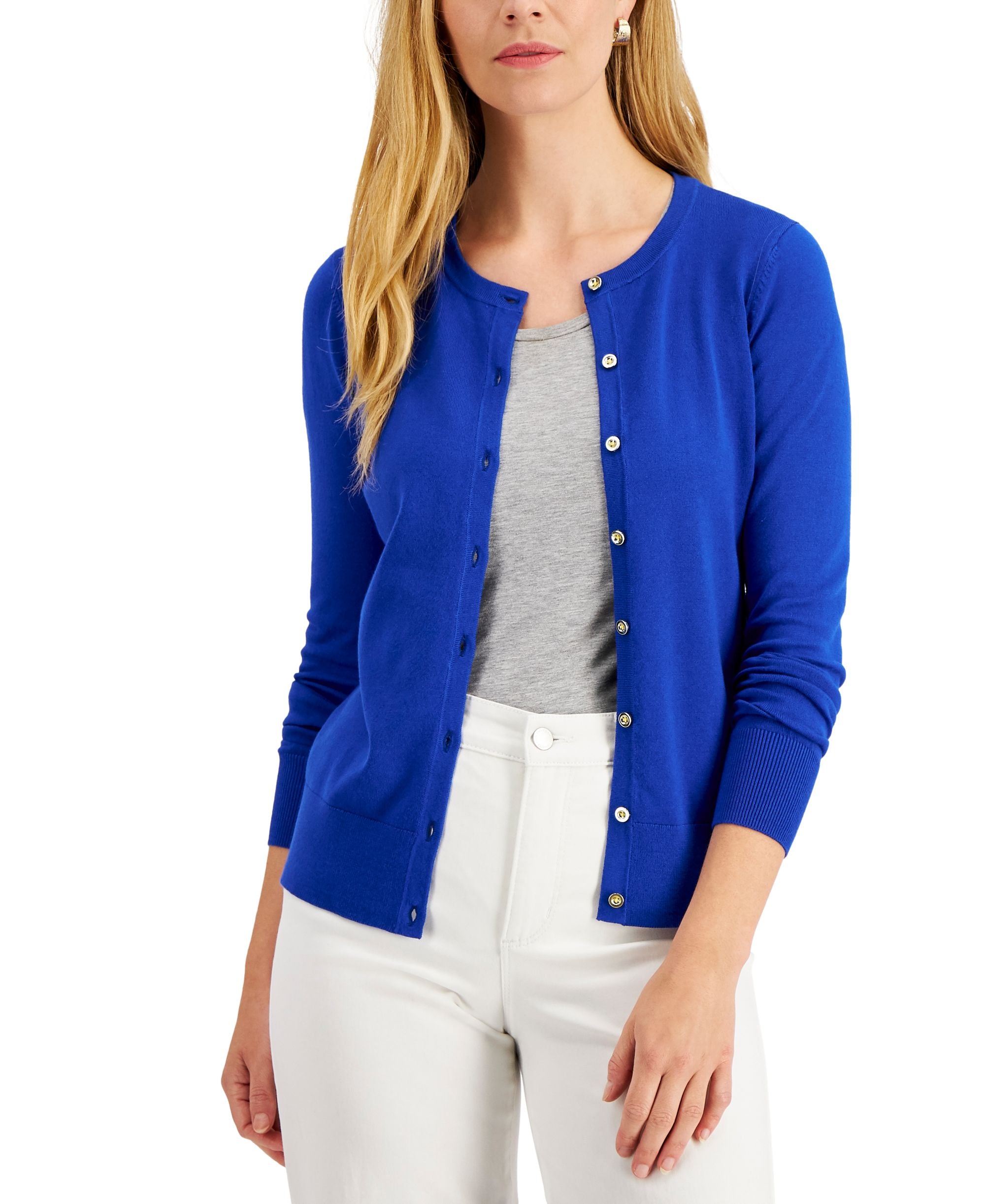 Charter Club Button Cardigan