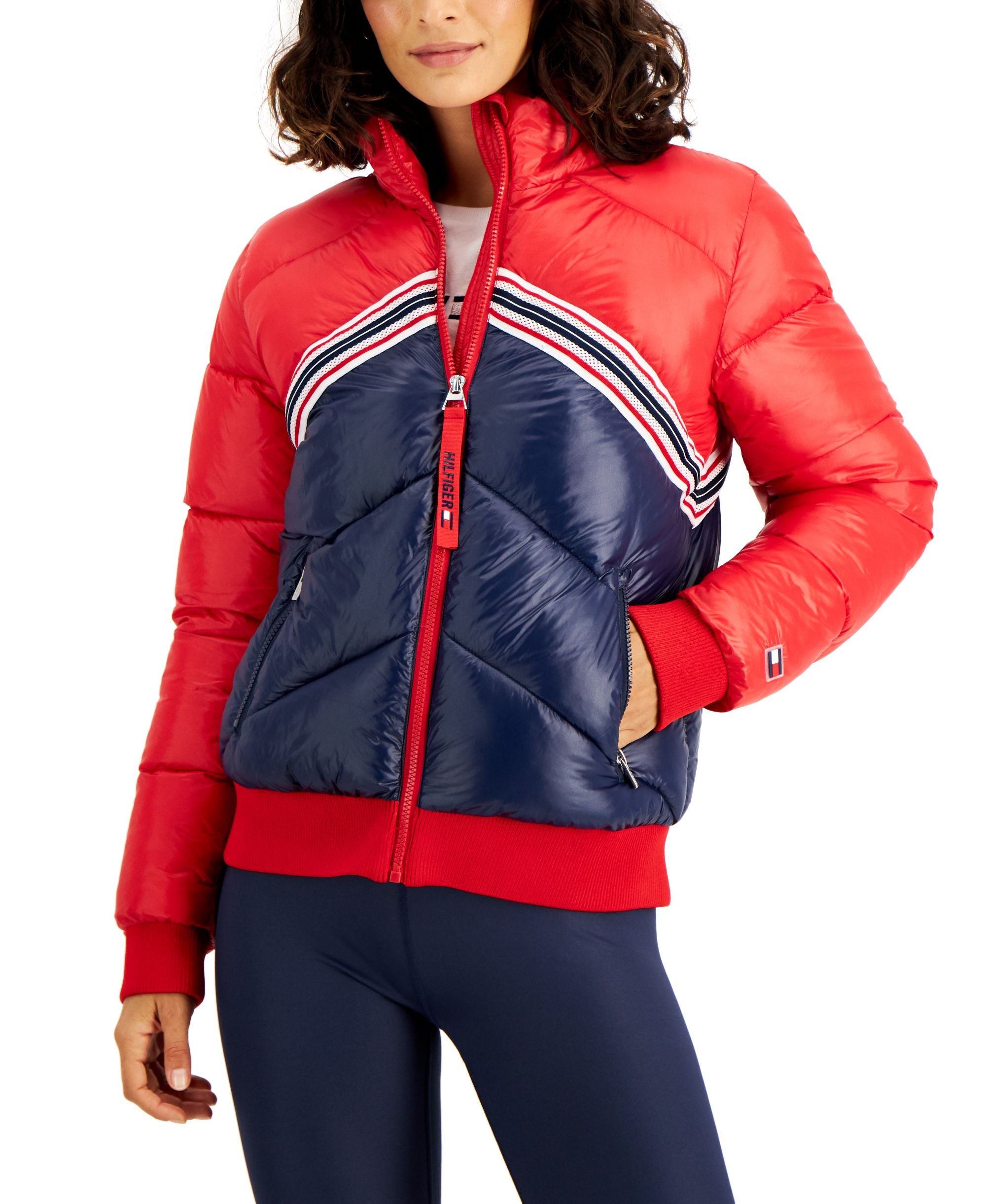 Tommy Hilfiger Sport Colorblocked Puffer Jacket