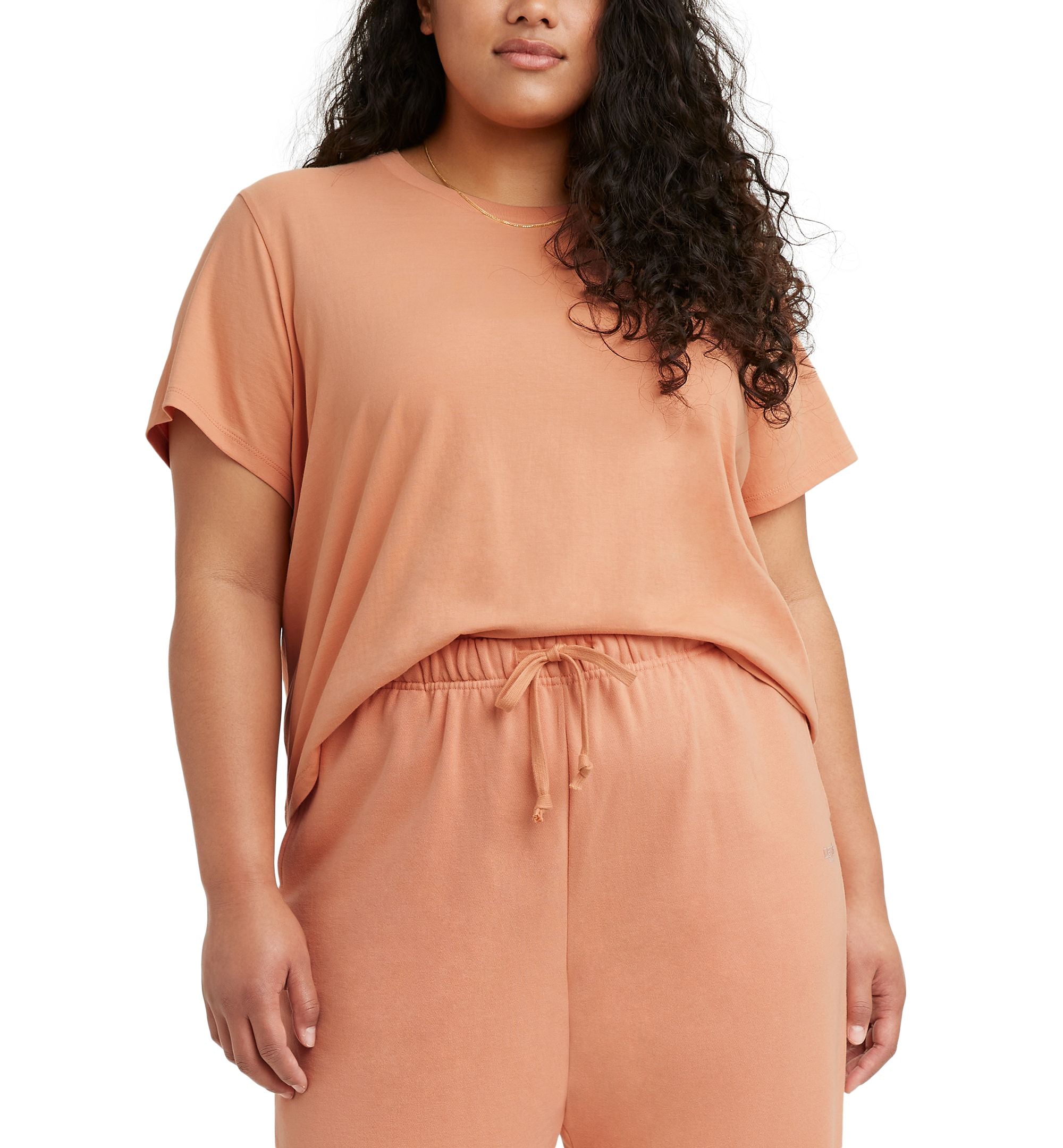 Levis Trendy Plus Size Jordie Cropped T-Shirt