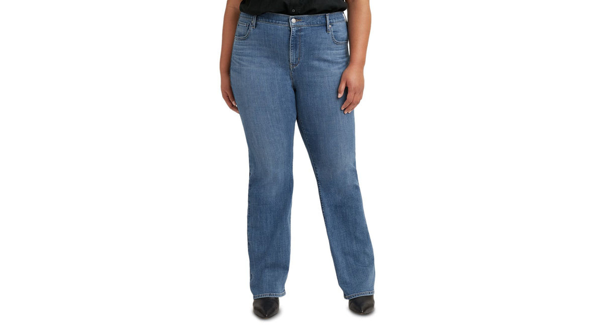 Levis Trendy Plus Size 725 High Rise Bootcut Jeans