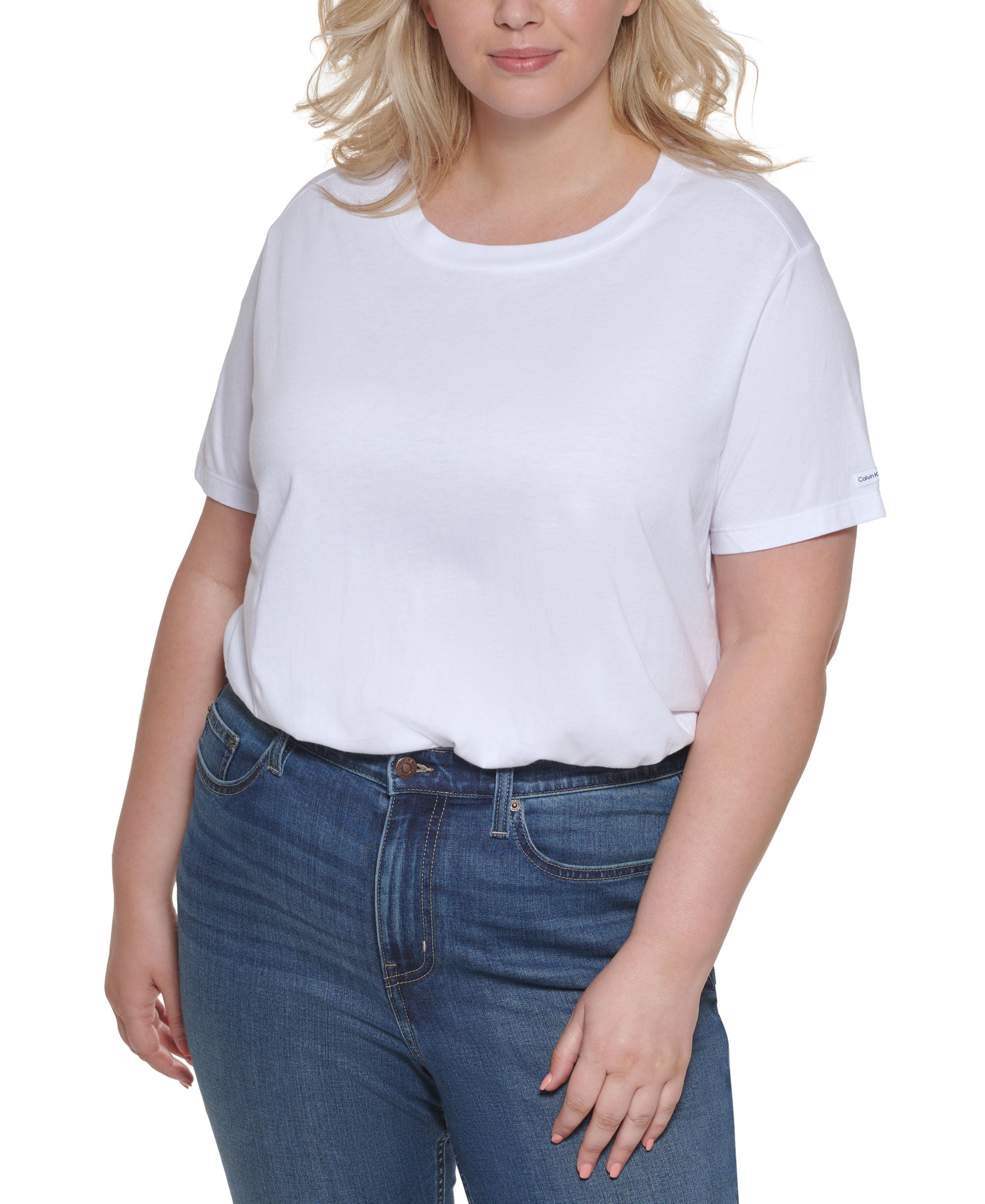 Calvin Klein Trendy Plus Size T-Shirt Bodysuit