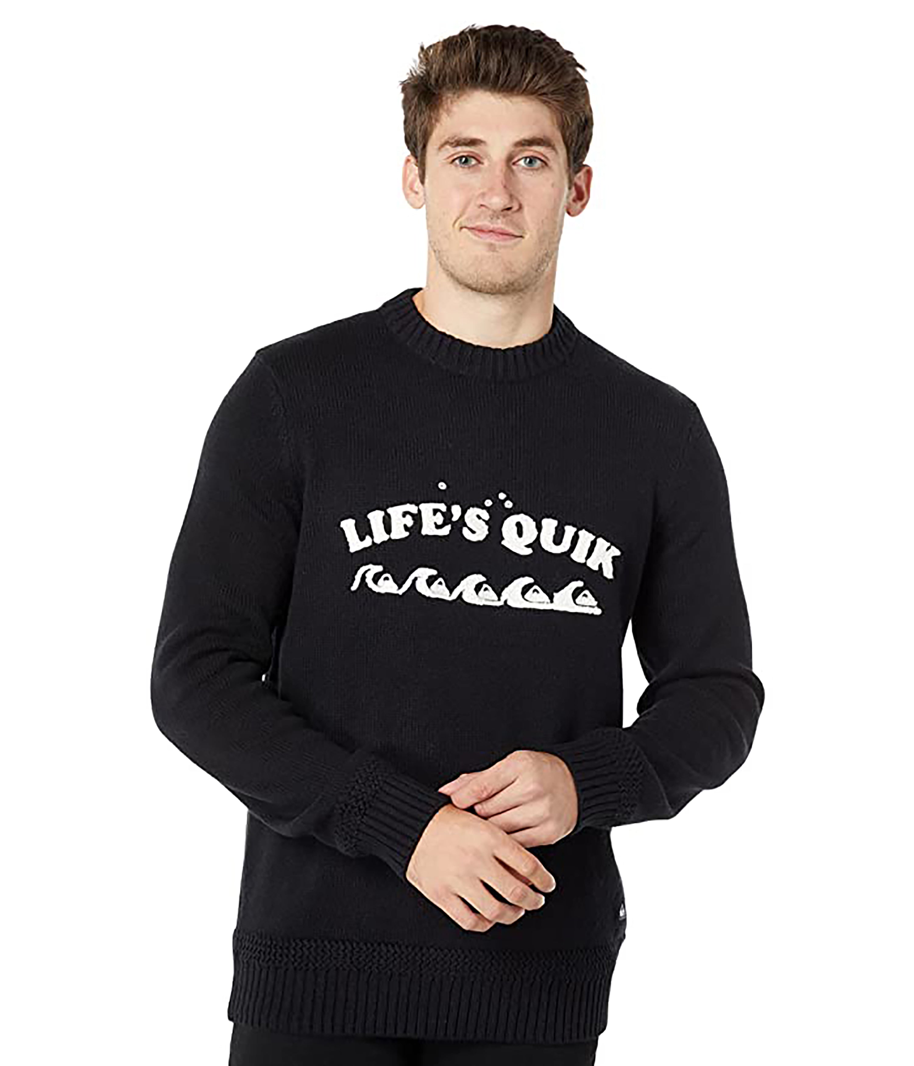 Quiksilver Mens Classic Fit Sweaters Black S