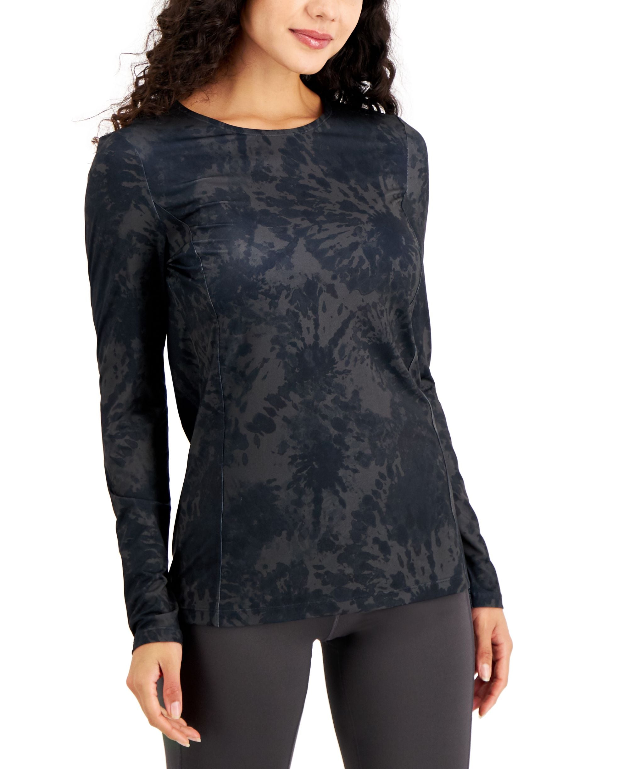ID Ideology Womens Printed Active Top