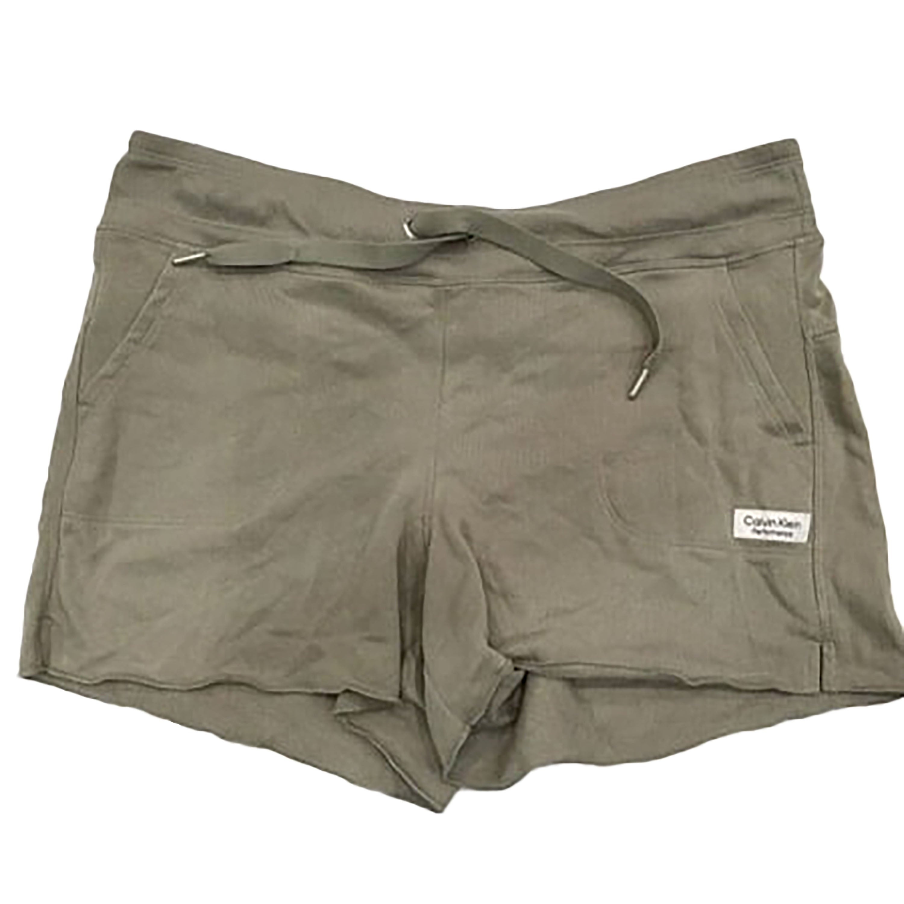 Calvin Klein Womens Drawstring-waist Short