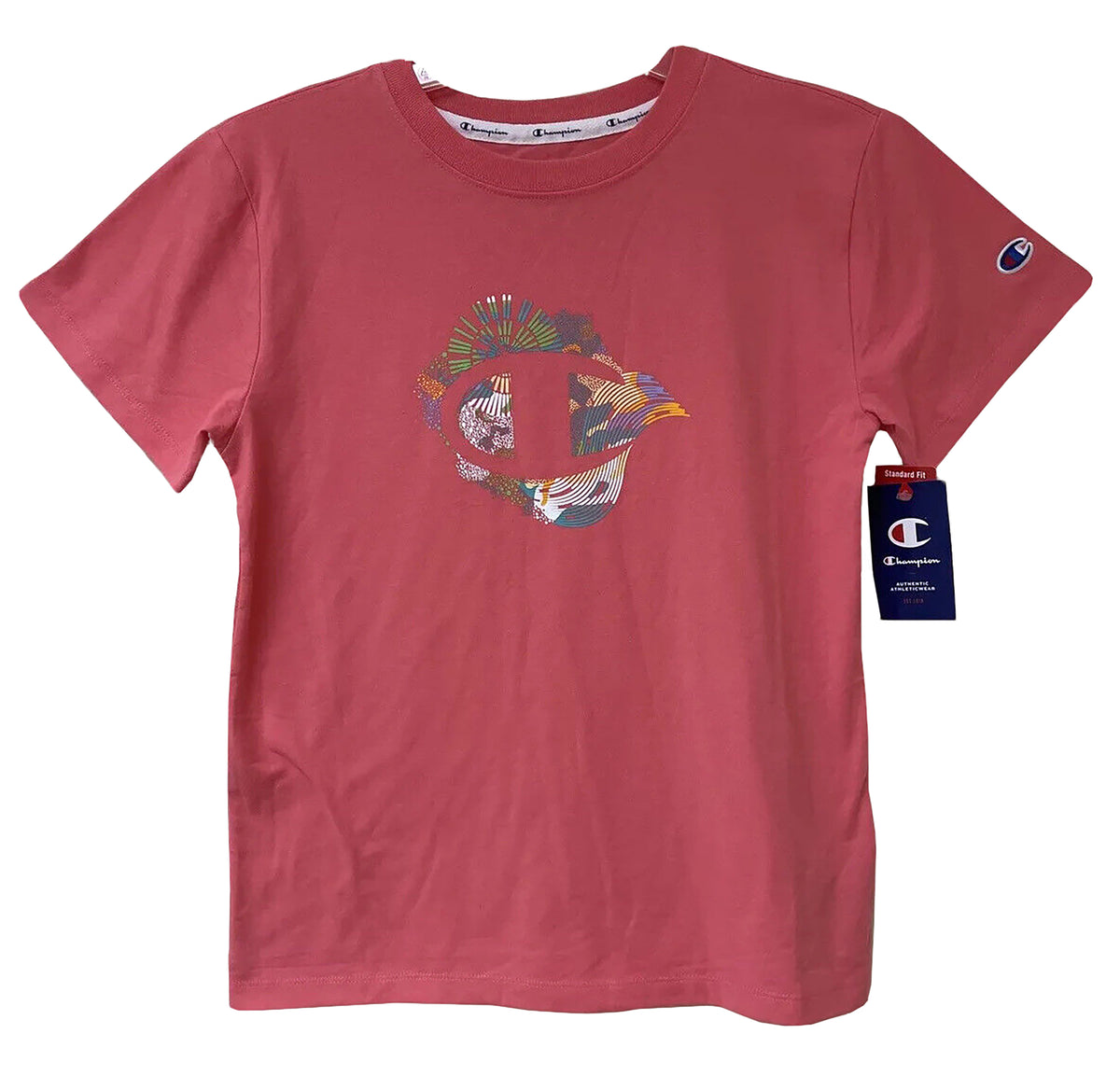 Champion Womens Printed Crewneck T-Shirt