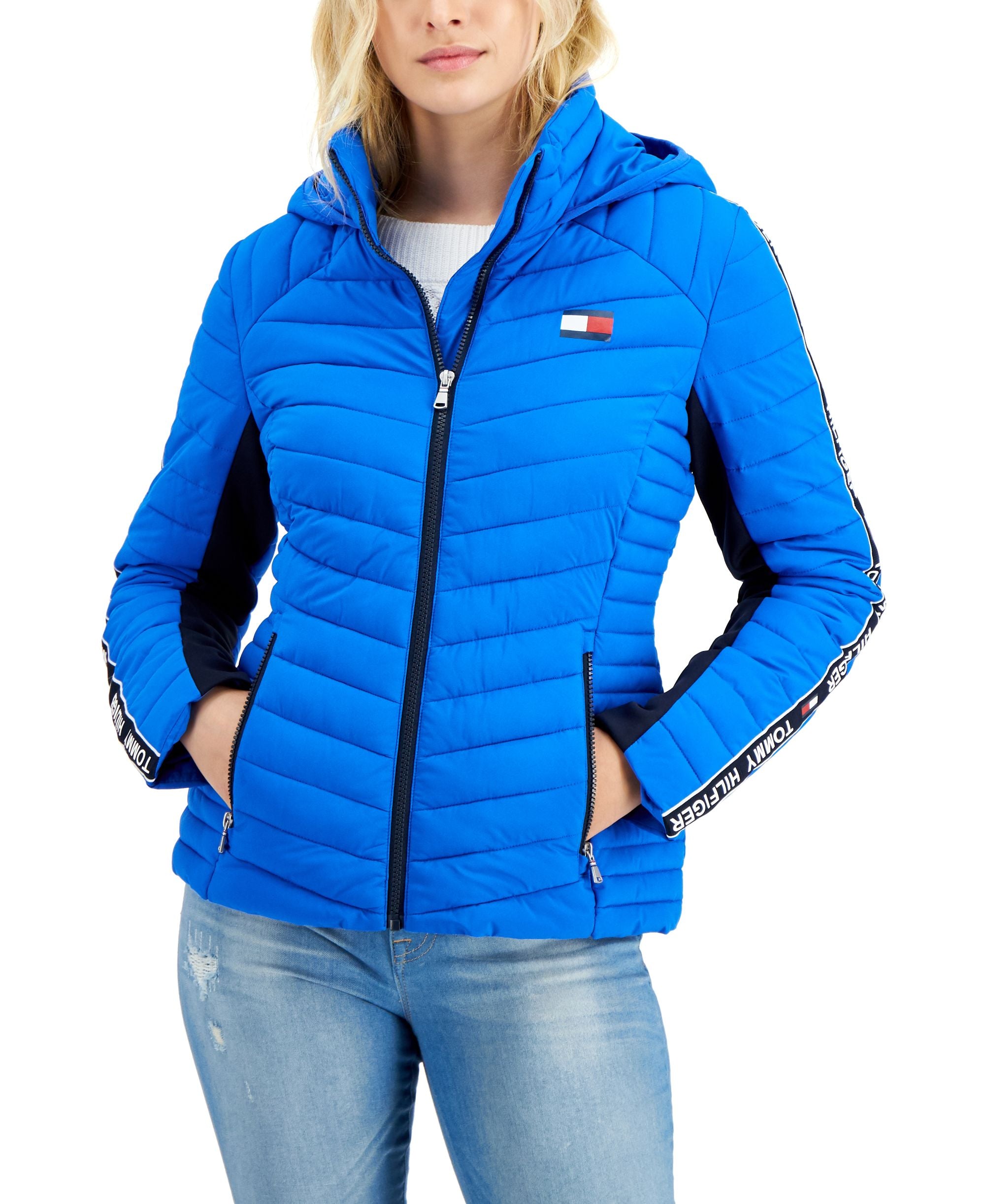 Tommy Hilfiger Logo Hooded Puffer Jacket