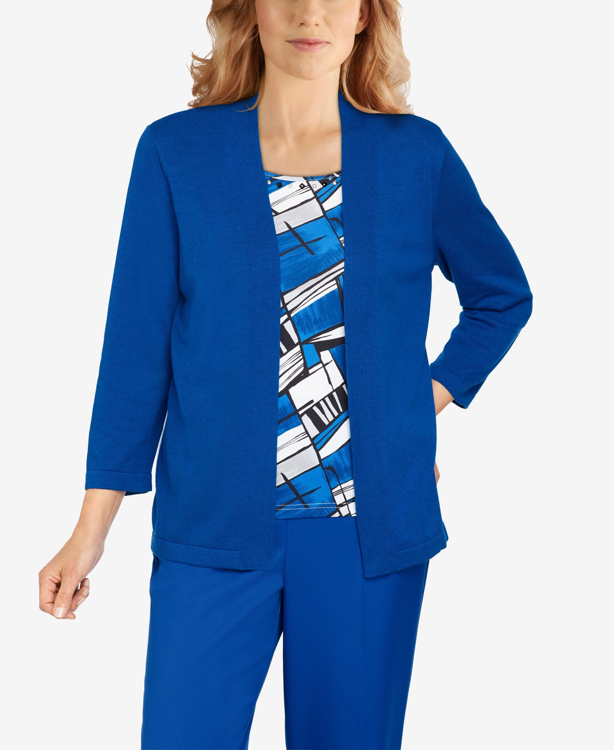 Petite Battery Park Stained Glass Two For One Sweater