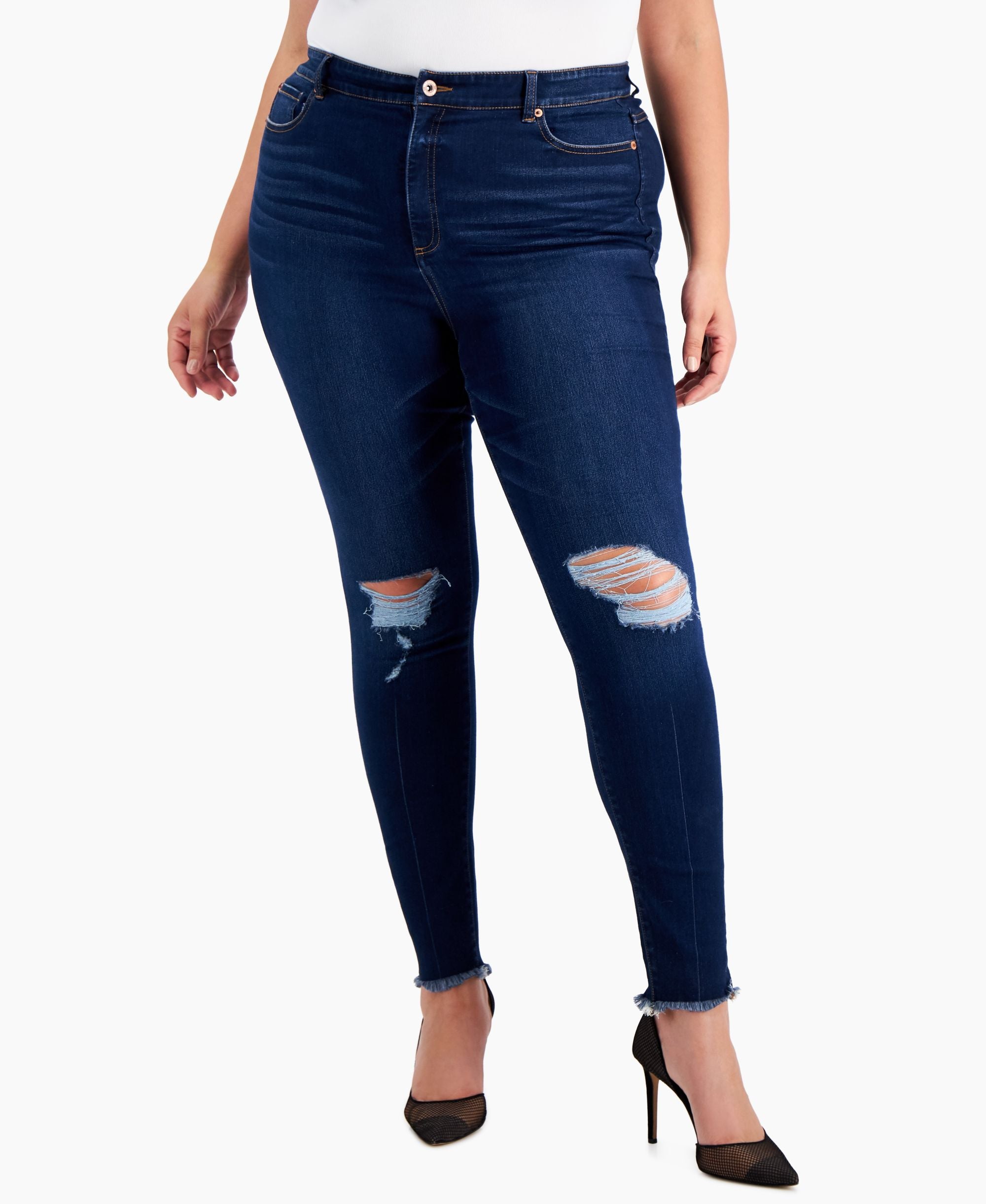 International Concepts Plus Size Essex Super Skinny Jeans