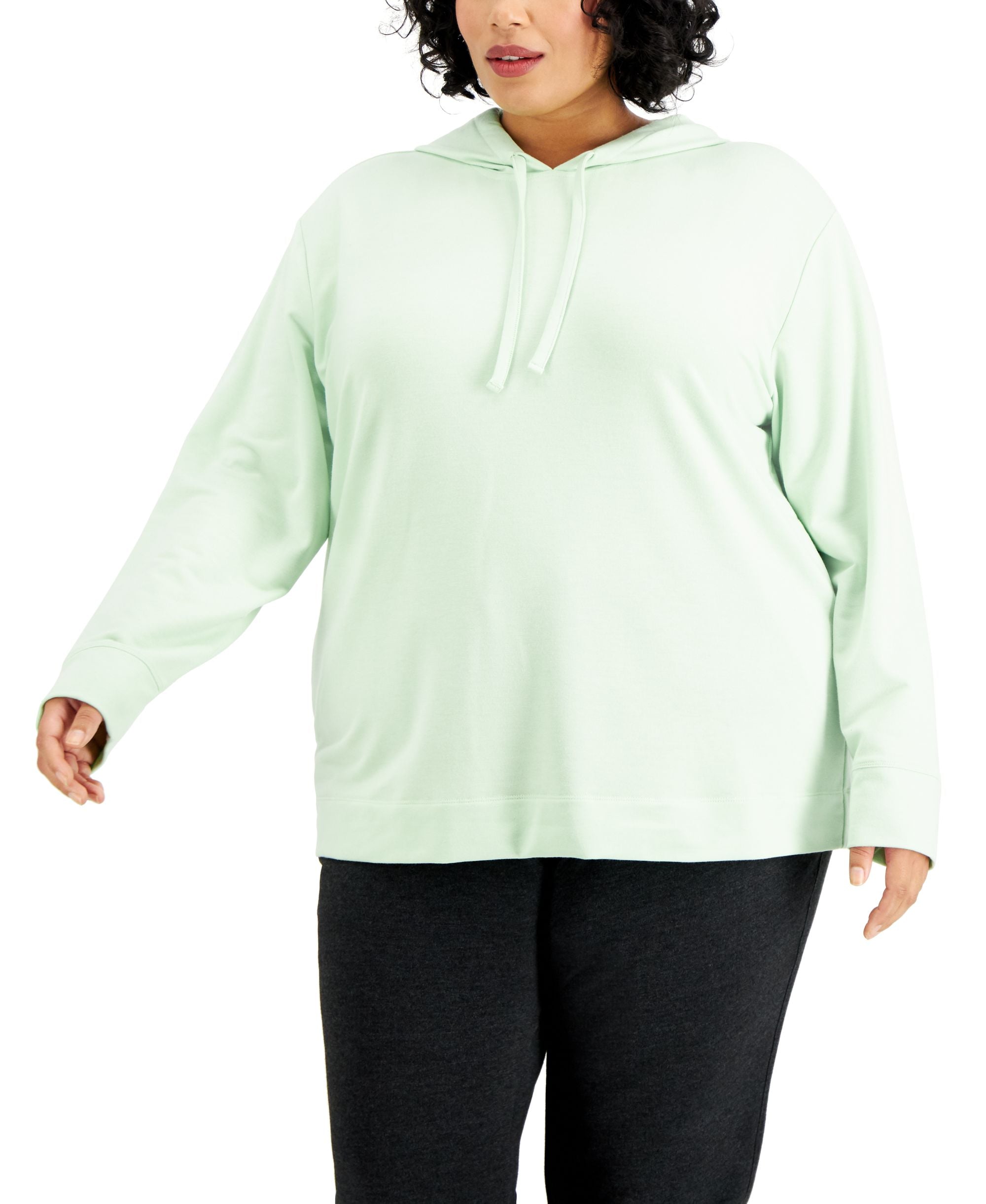 Karen Scott Plus Size French Terry Hoodie