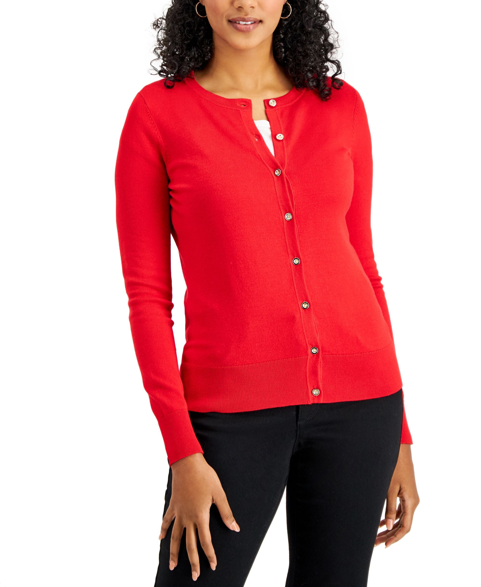 Charter Club Button Cardigan