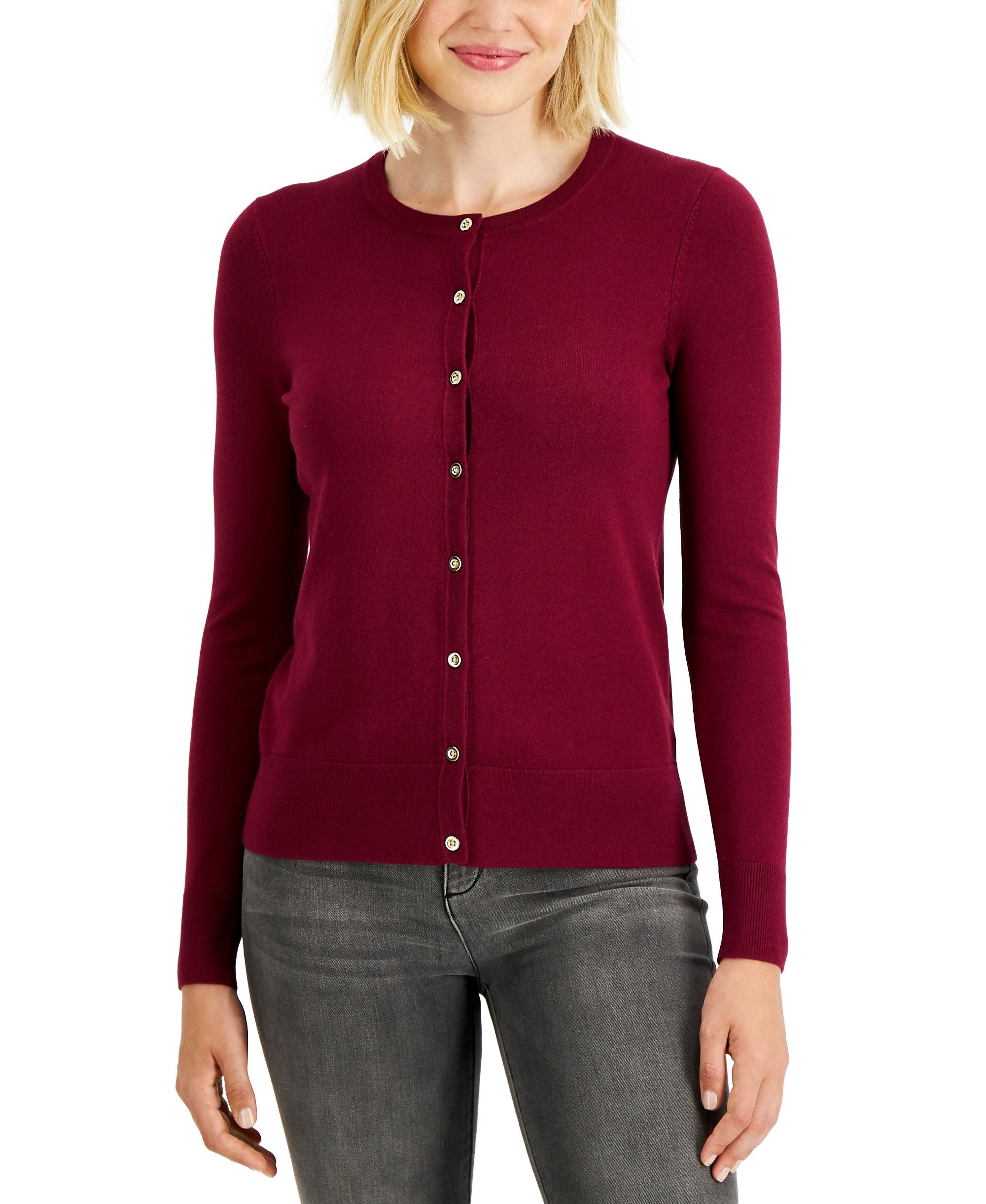 Charter Club Button Cardigan