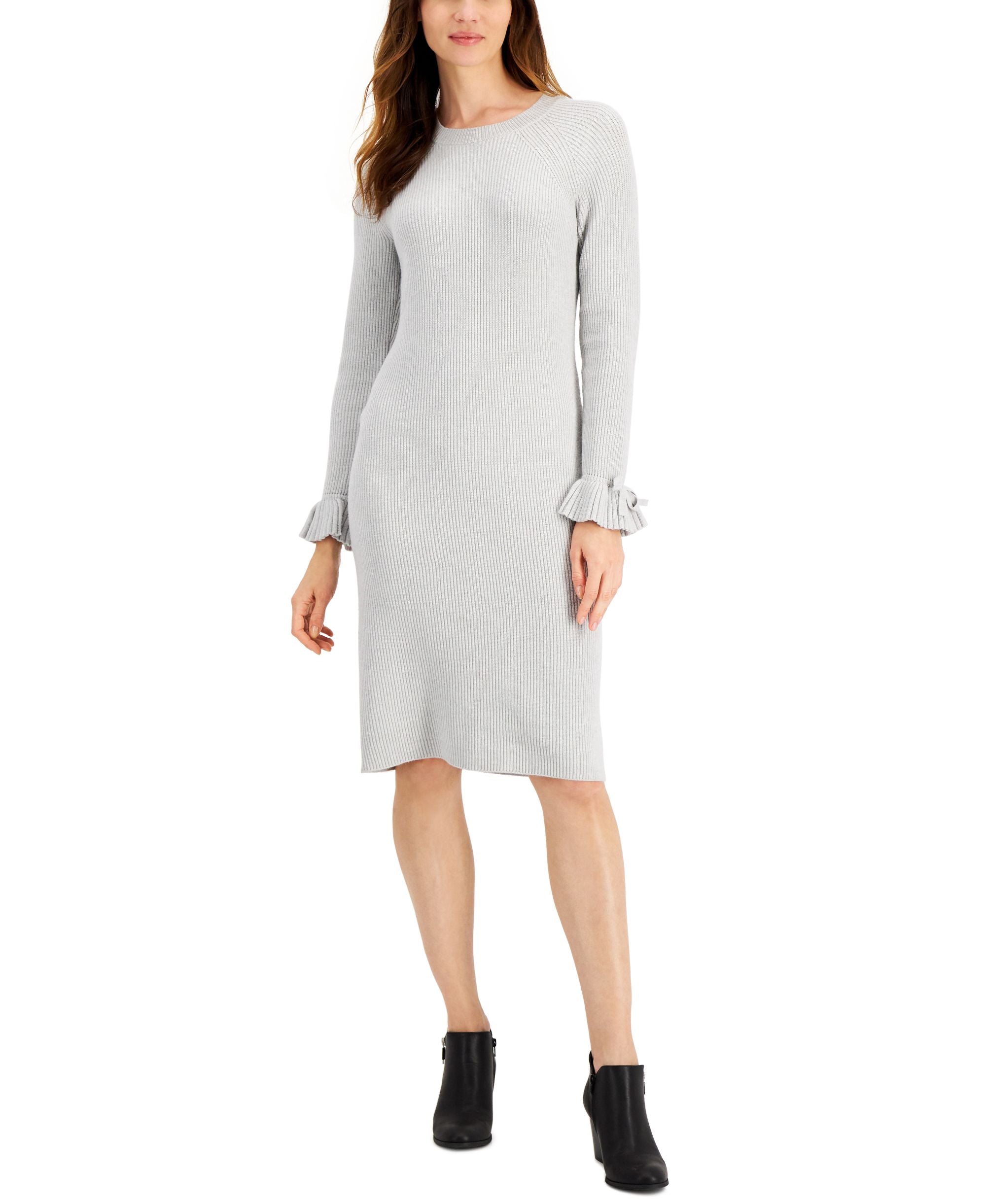 Charter Club Ribbed Sweater Dress