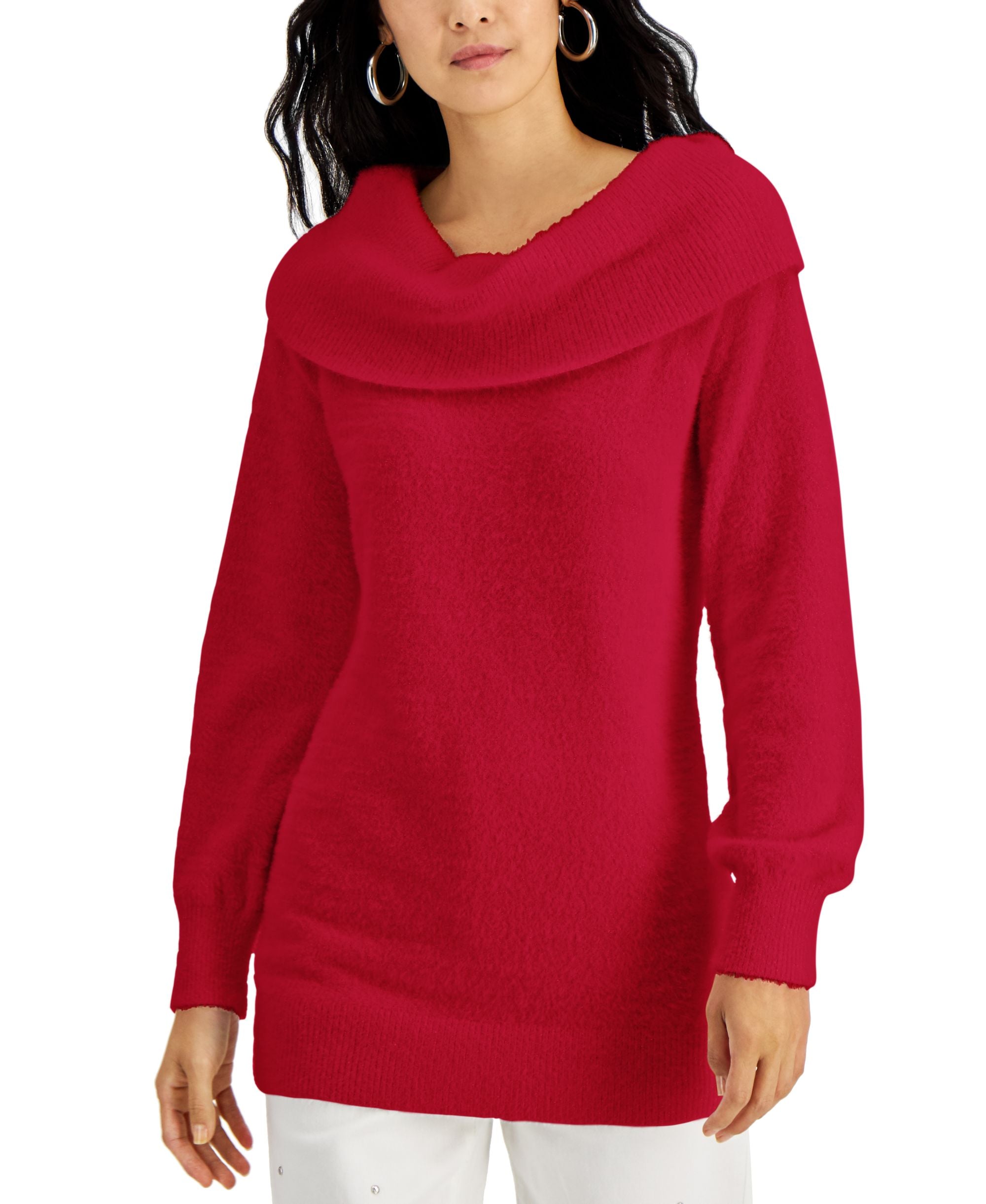 INC International Concepts Off The Shoulder Tunic Sweater