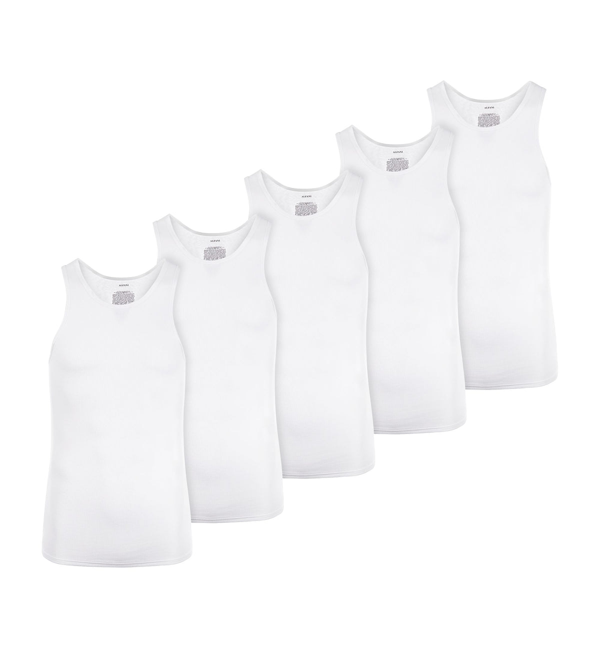 Men's 5-Pk. Moisture-Wicking Solid Tanks