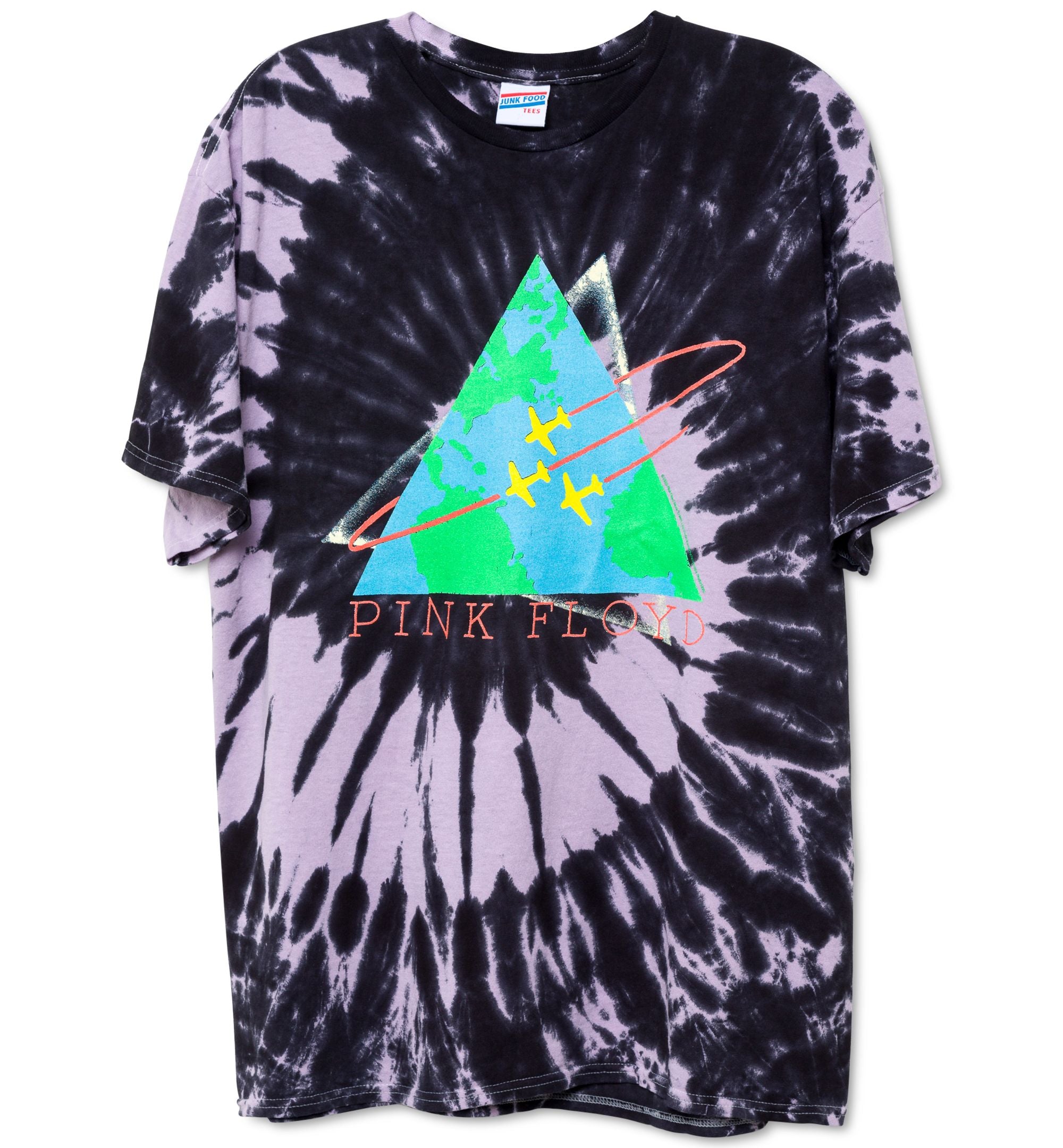 Junk Food Cotton Pink Floyd Tie Dyed T-Shirt