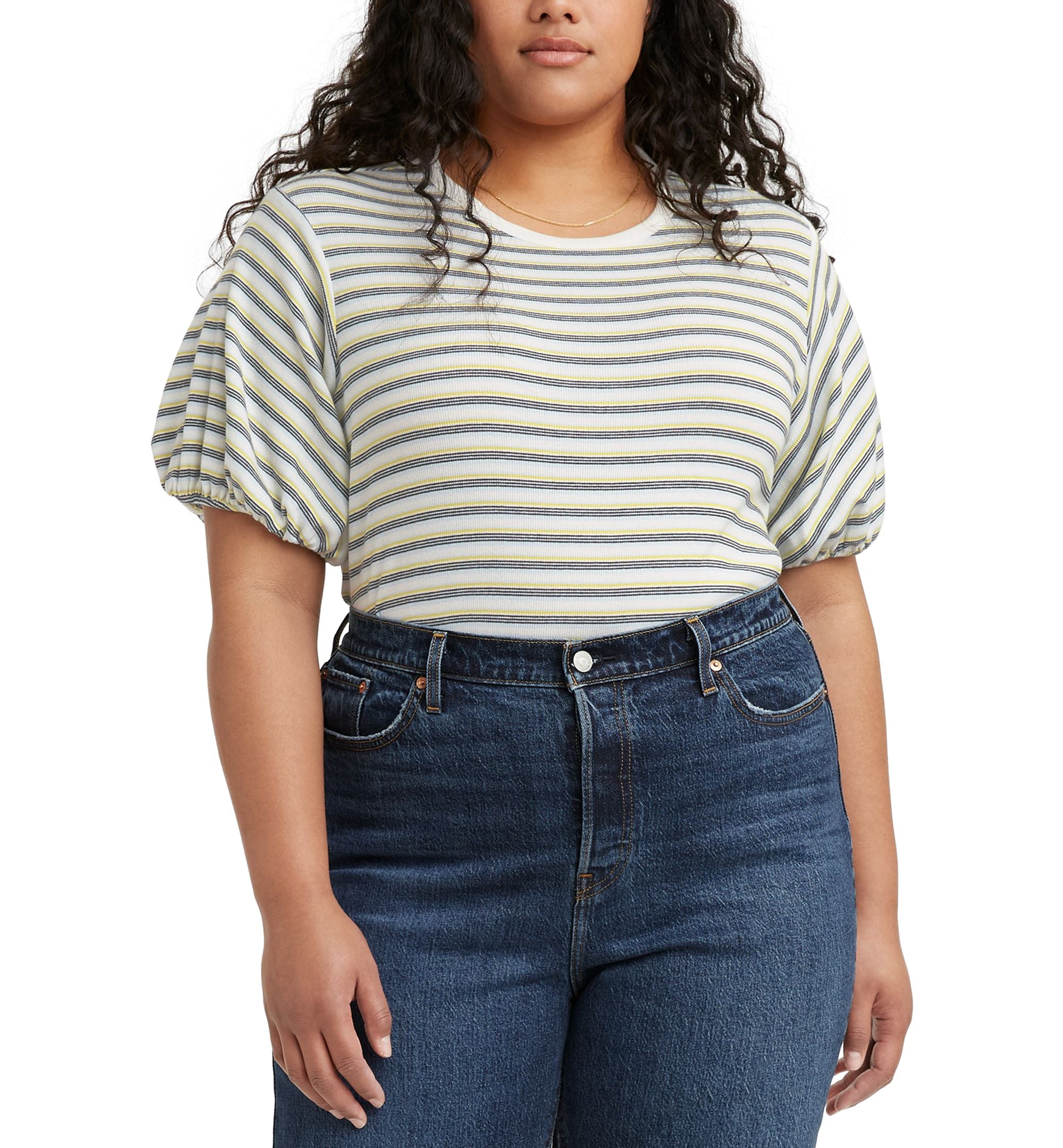 Levi's Trendy Plus Size Puff-Sleeve Top