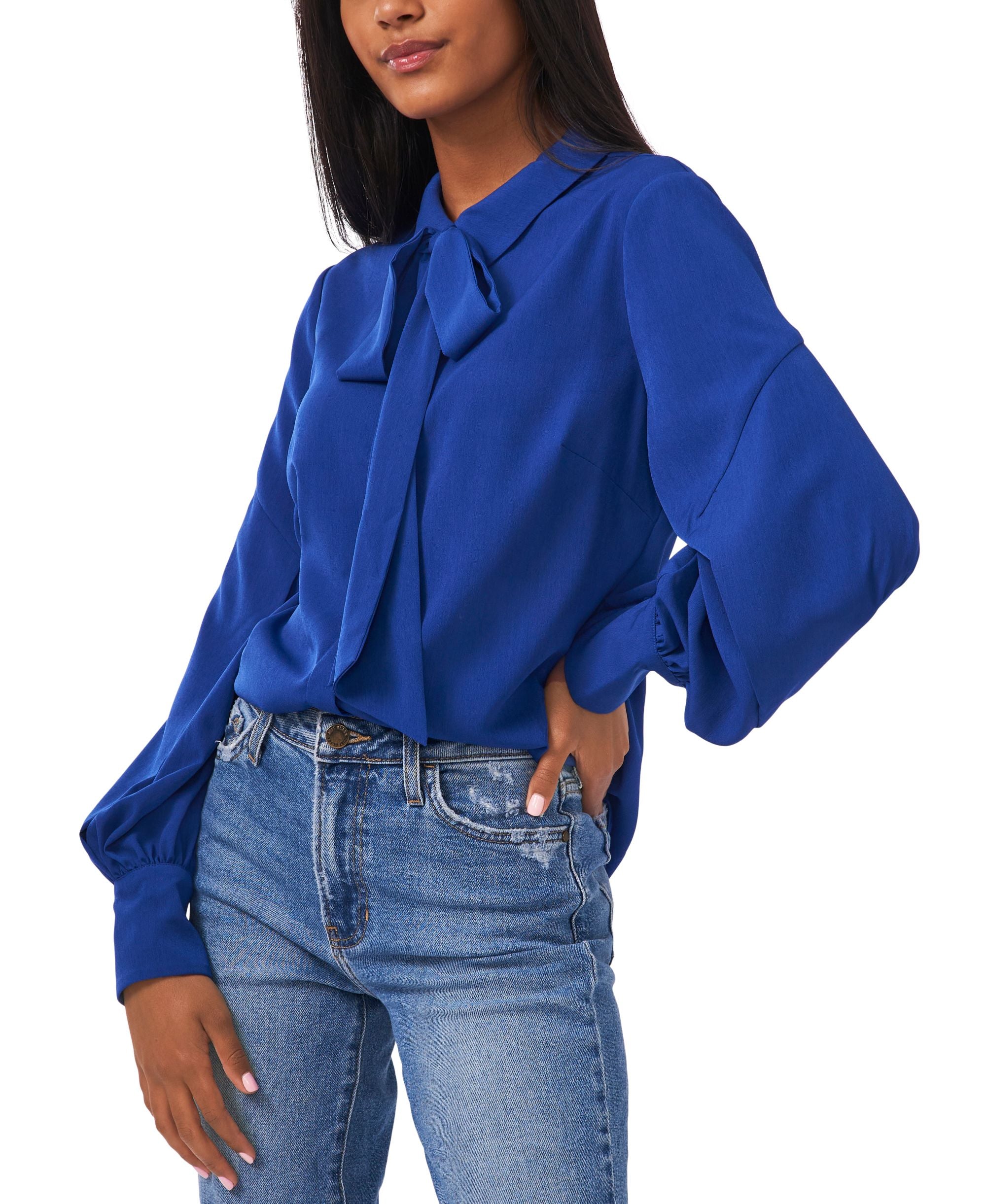 Riley Rae Camille Tie Neck Blouse