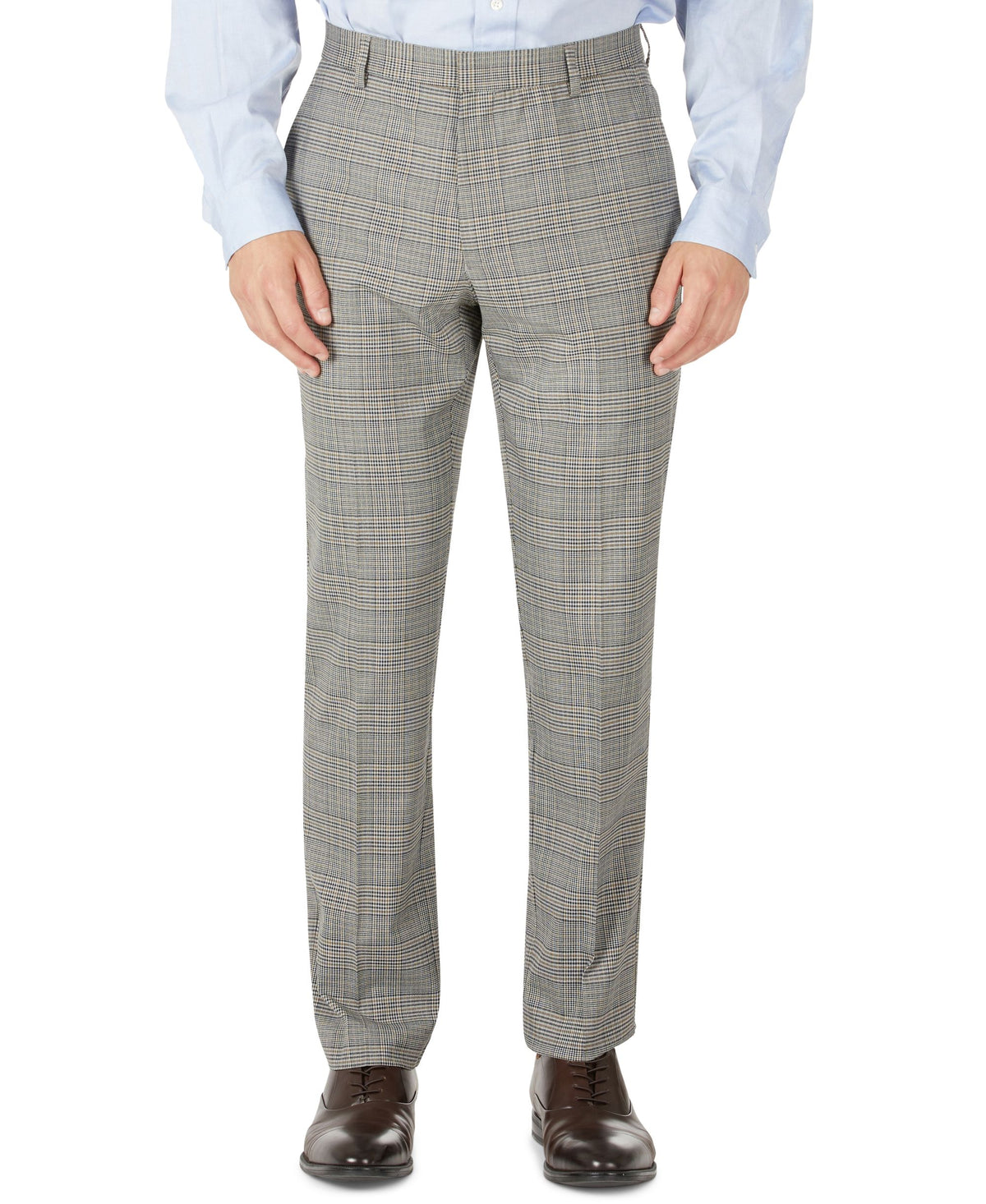 Men's Modern-Fit TH Flex Stretch Patterned Performance Pants
