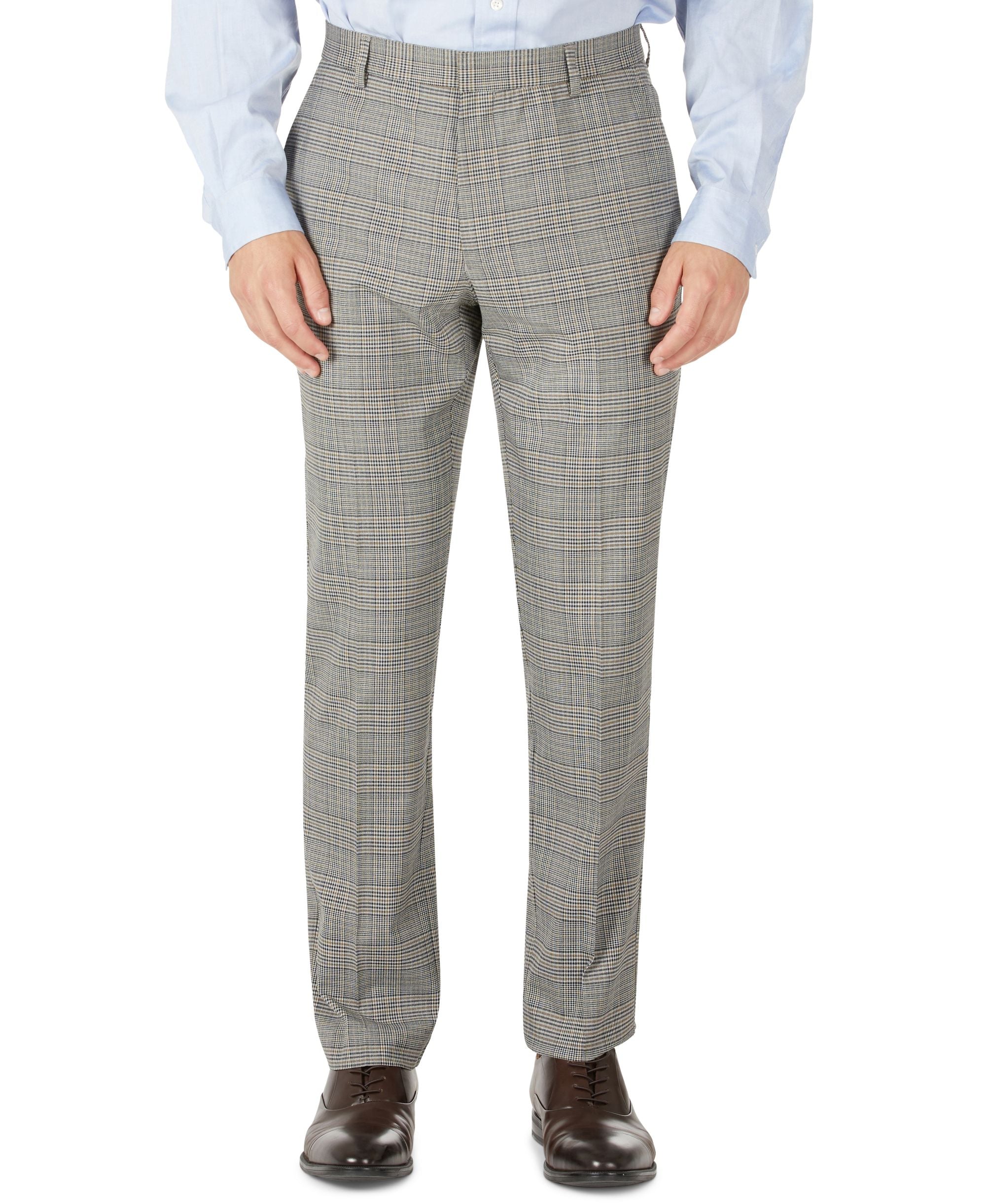 Men's Modern-Fit TH Flex Stretch Patterned Performance Pants