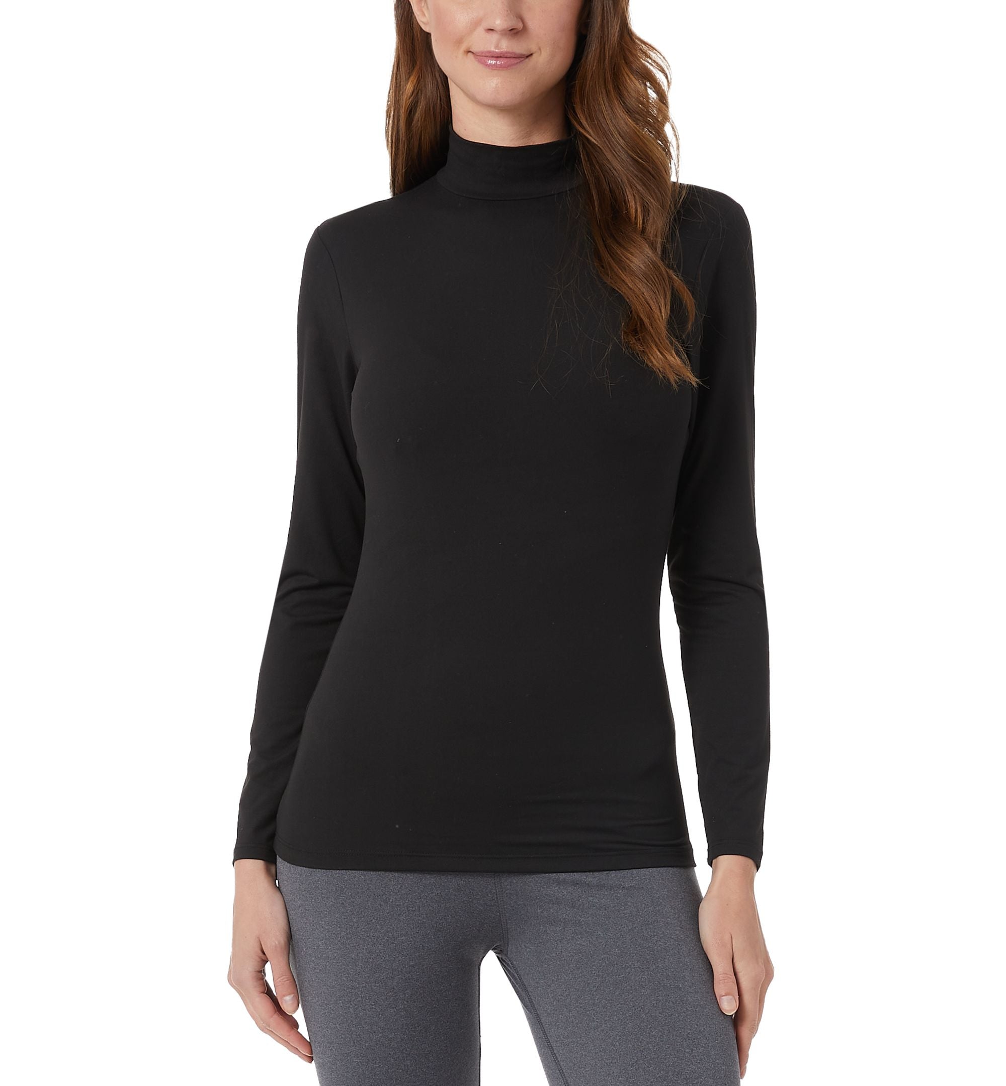 32 Degrees Cozy Heat Mock Neck Long Sleeve Top