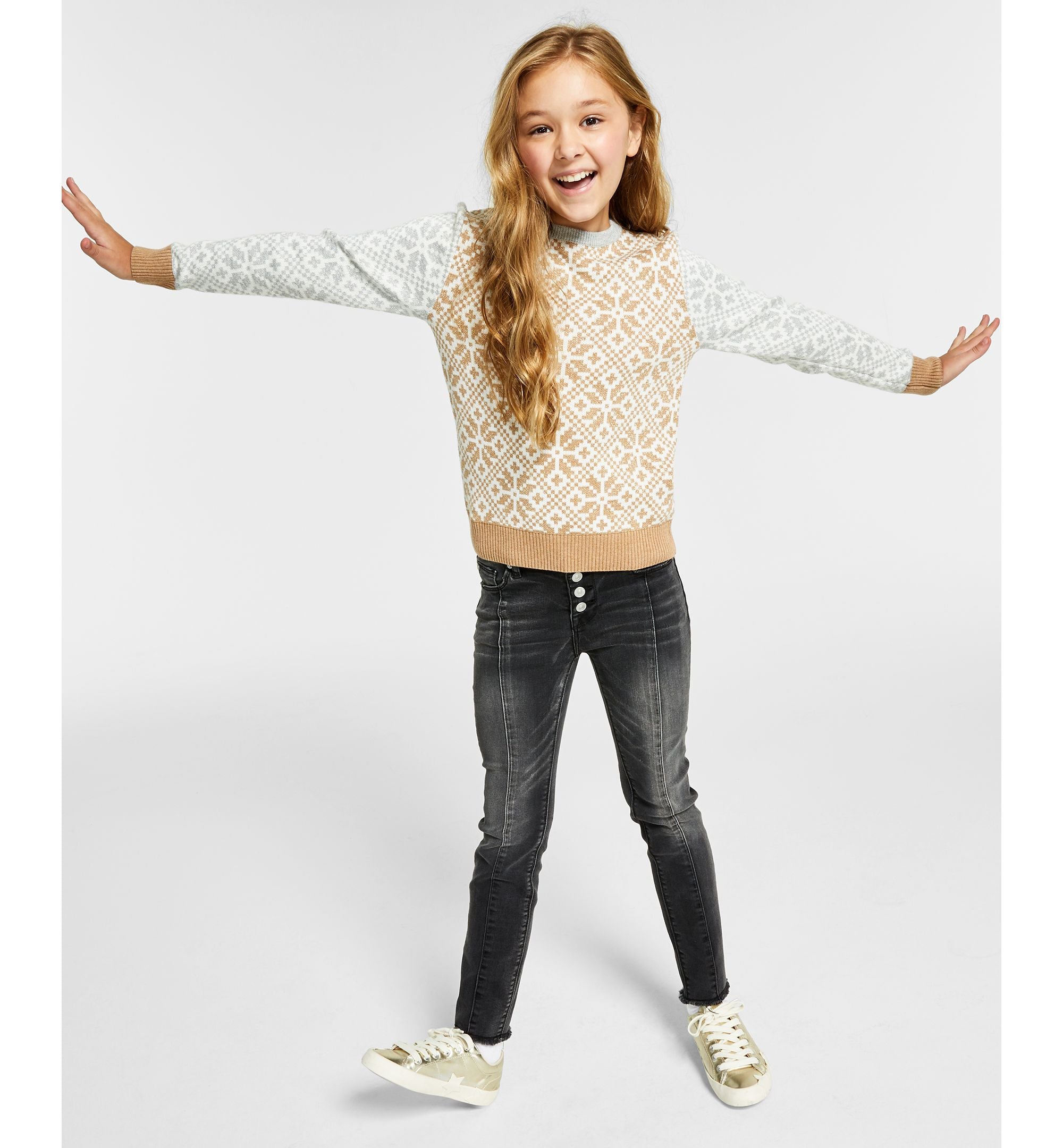 Charter Club Toddler Girls Fair Isle Family Sweater