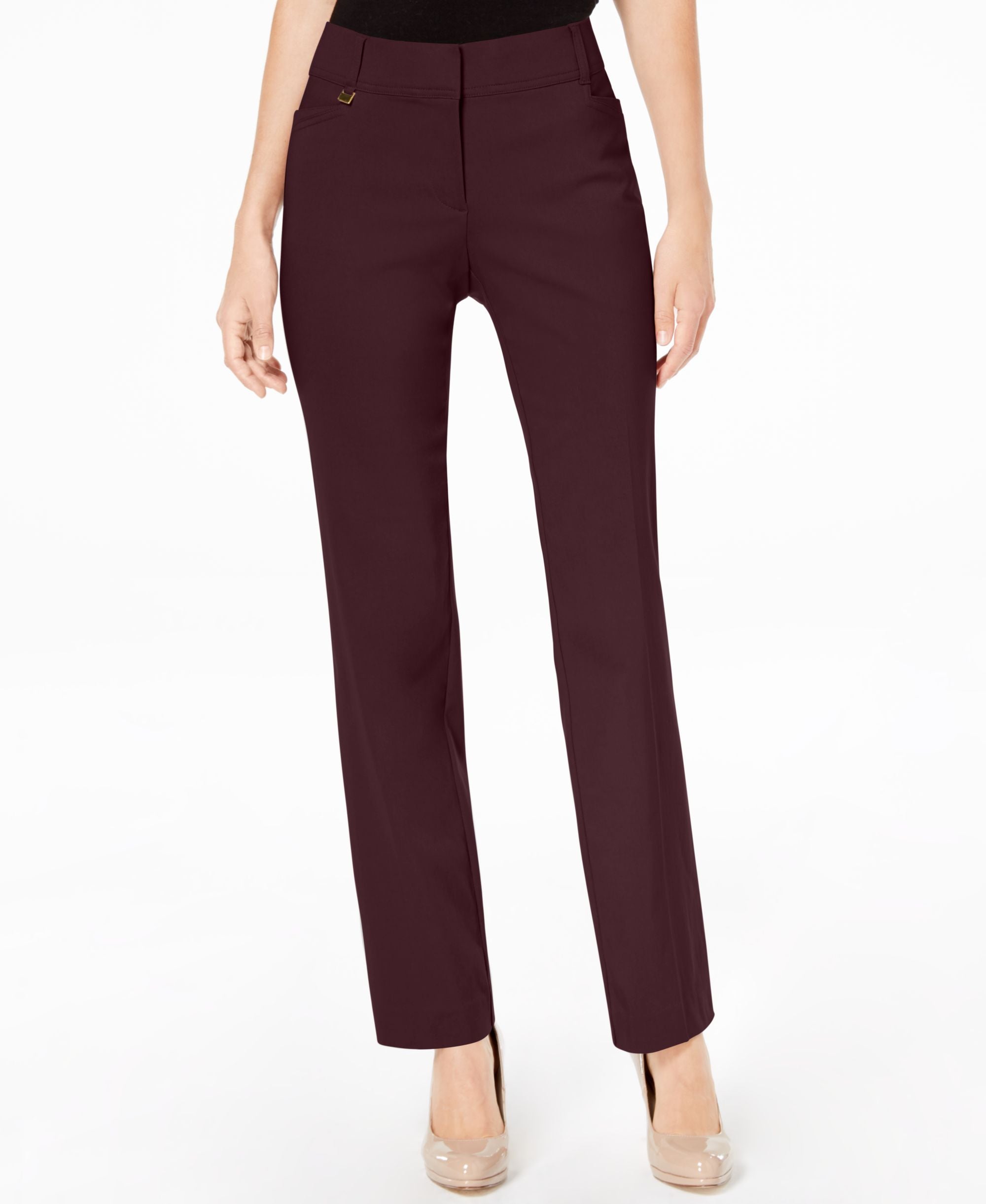 JM Collection Straight Leg Pants