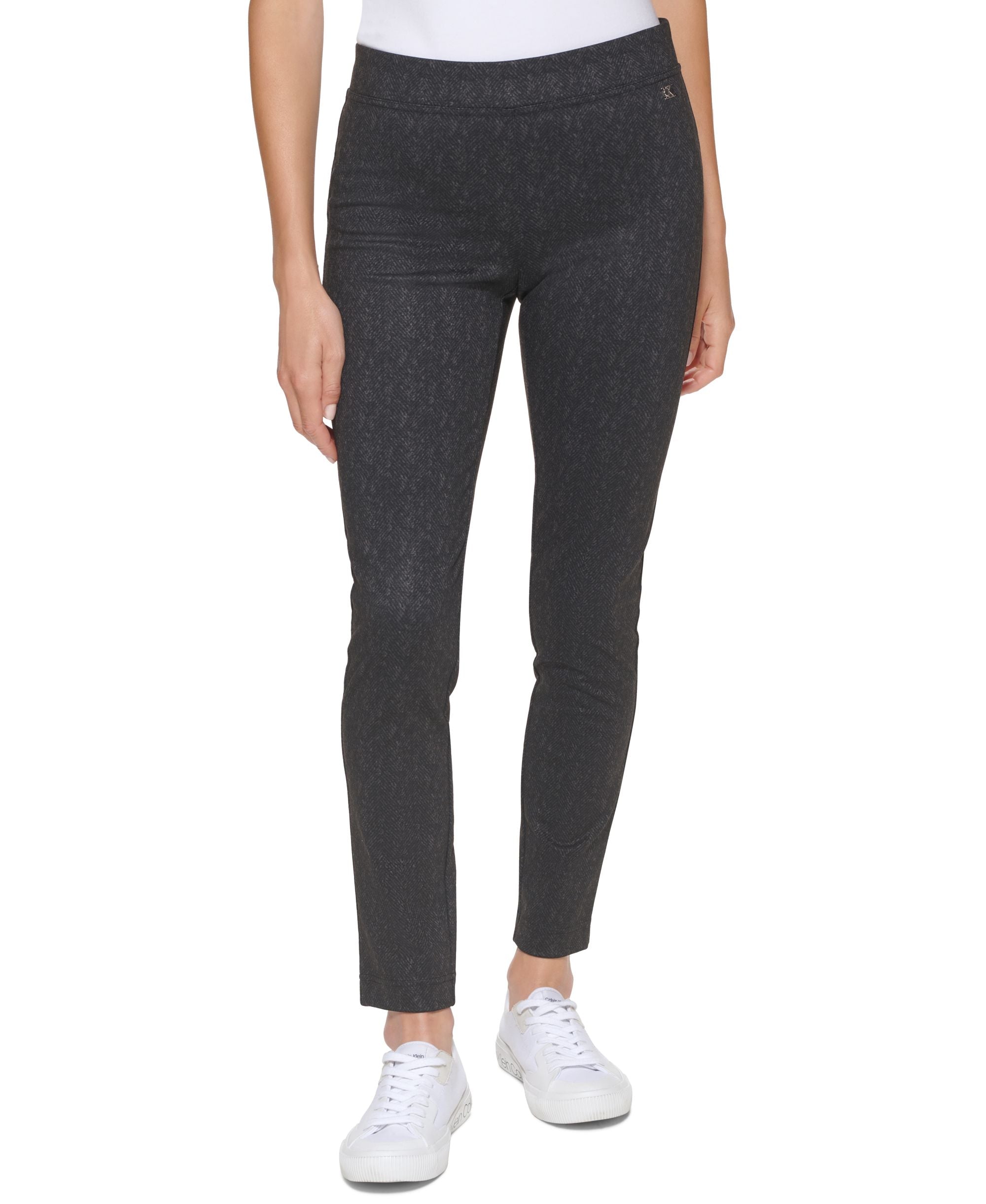 Calvin Klein Herringbone Pull On Pants