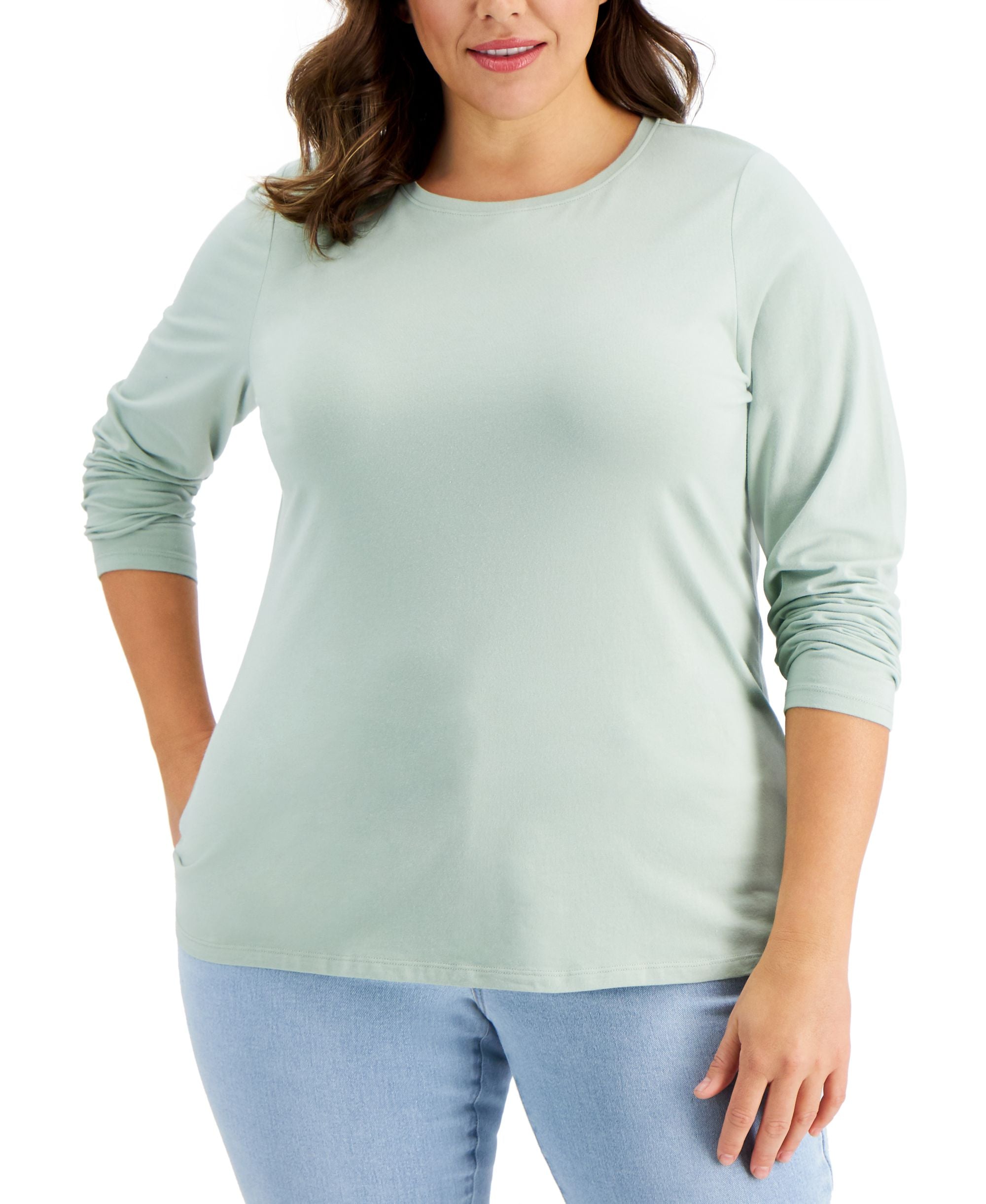 Style & Co Plus Size Long Sleeve Top