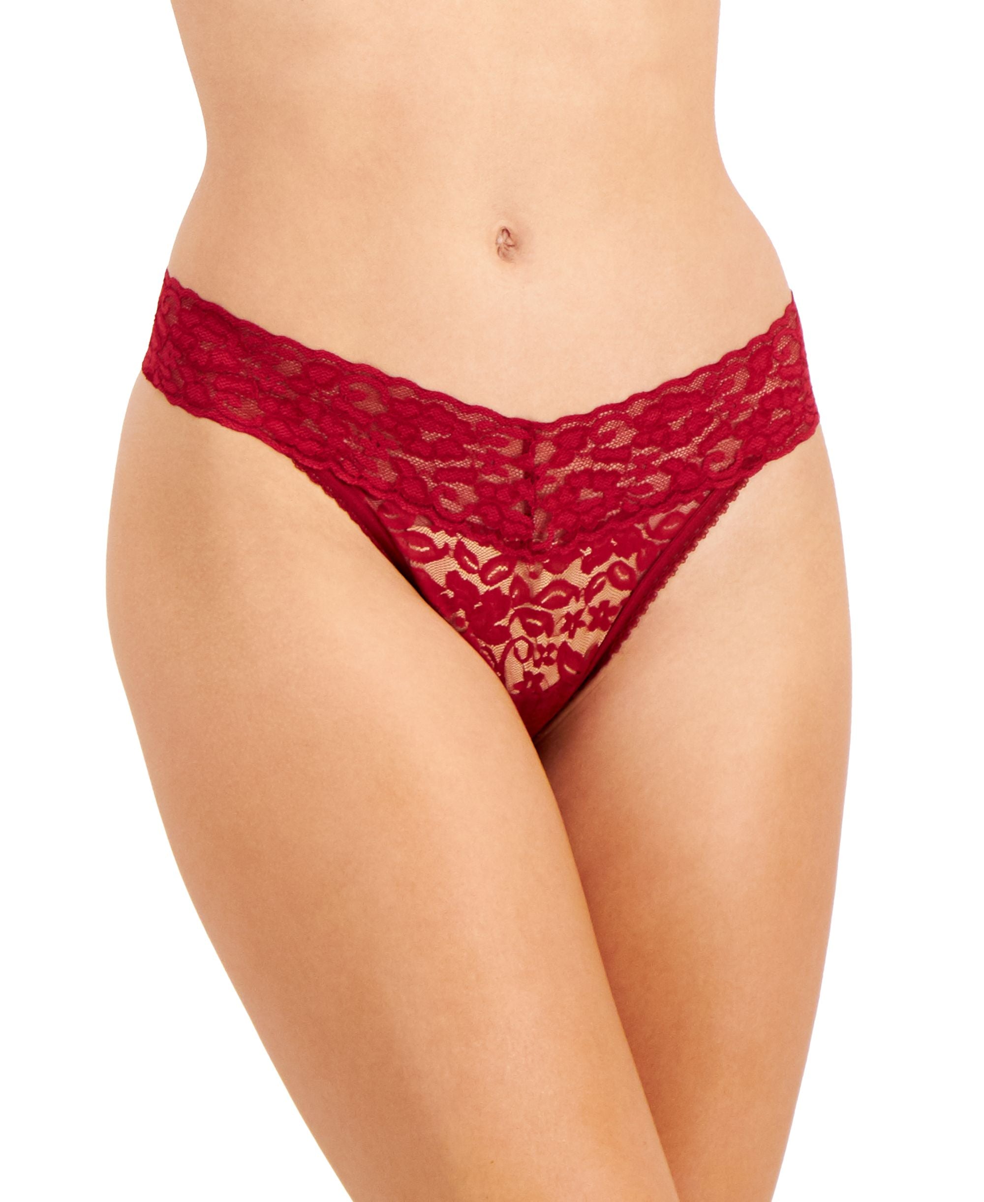 INC International Concepts Lace Thong Underwear