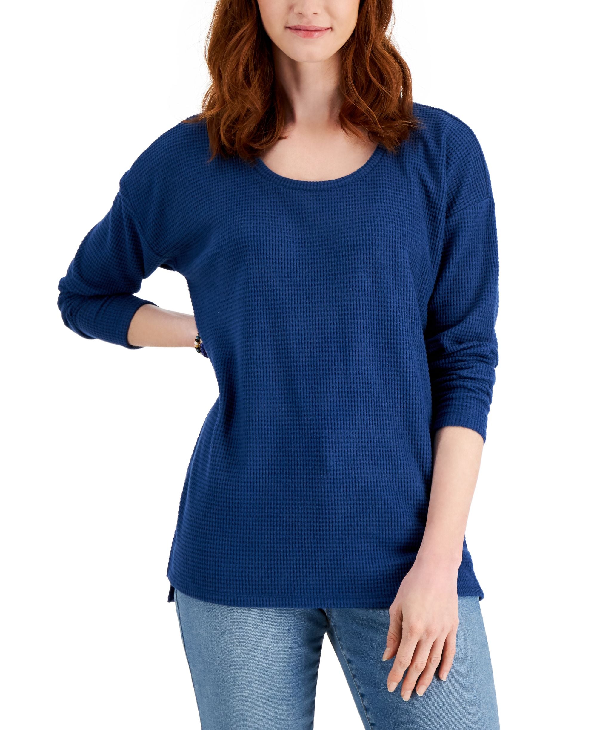 Style & Co Waffle Knit Tunic