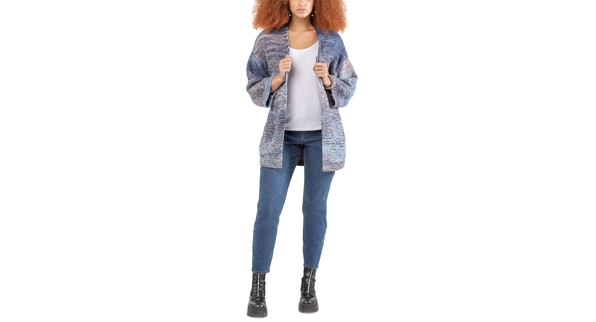 Black Tape Space Dyed Cardigan