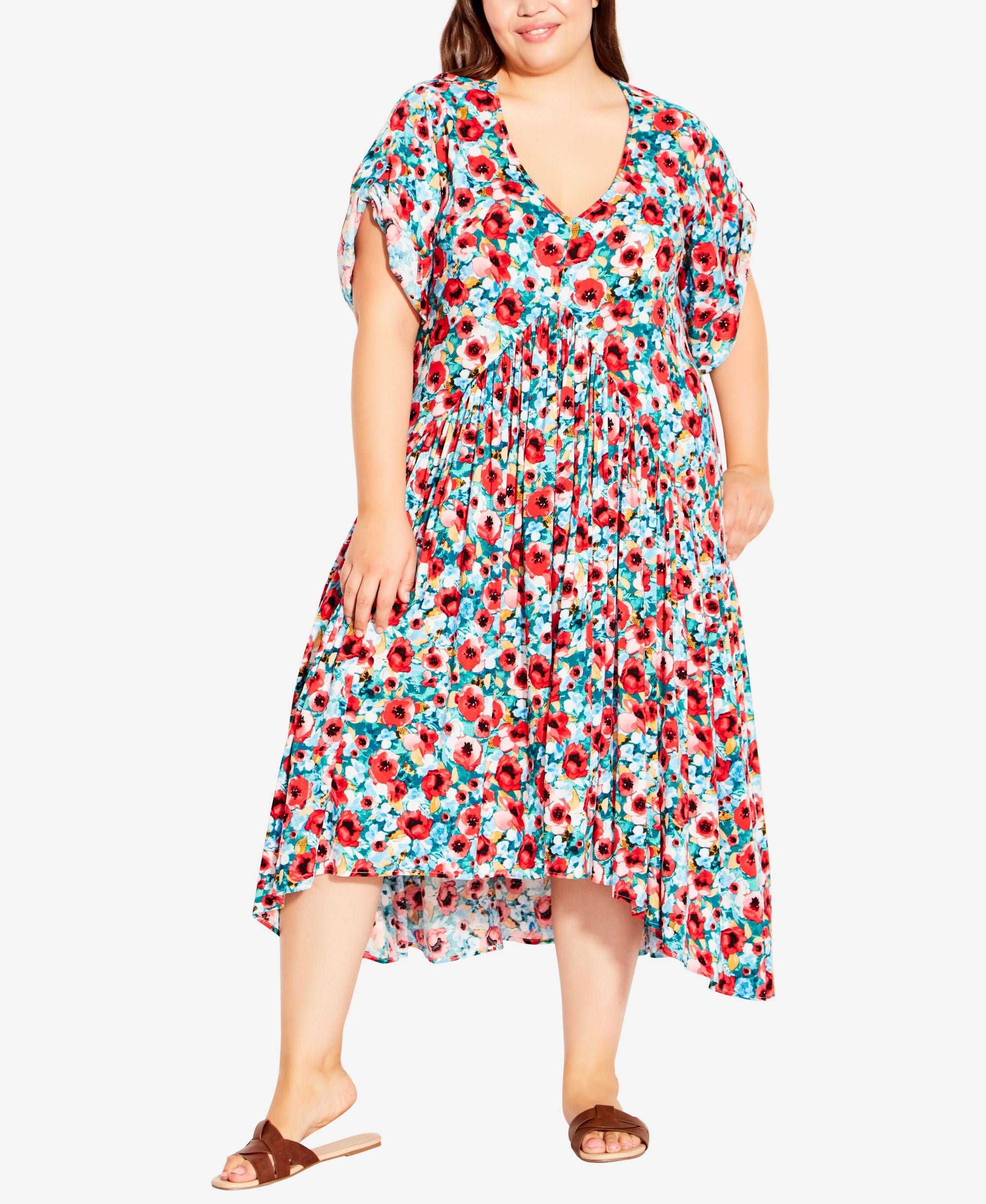 Plus Size Val Print Dress