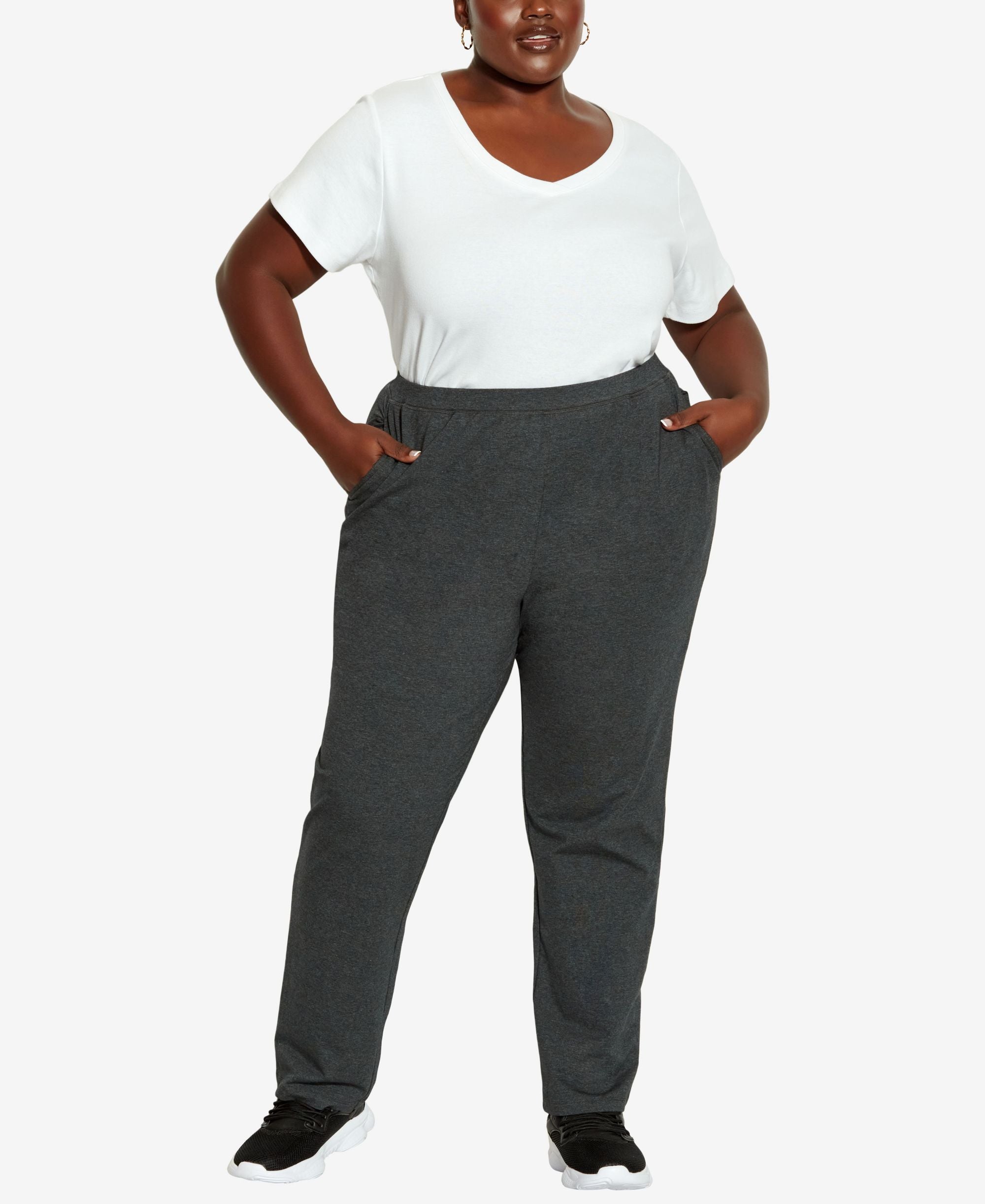 Plus Size Active Pocket Pants