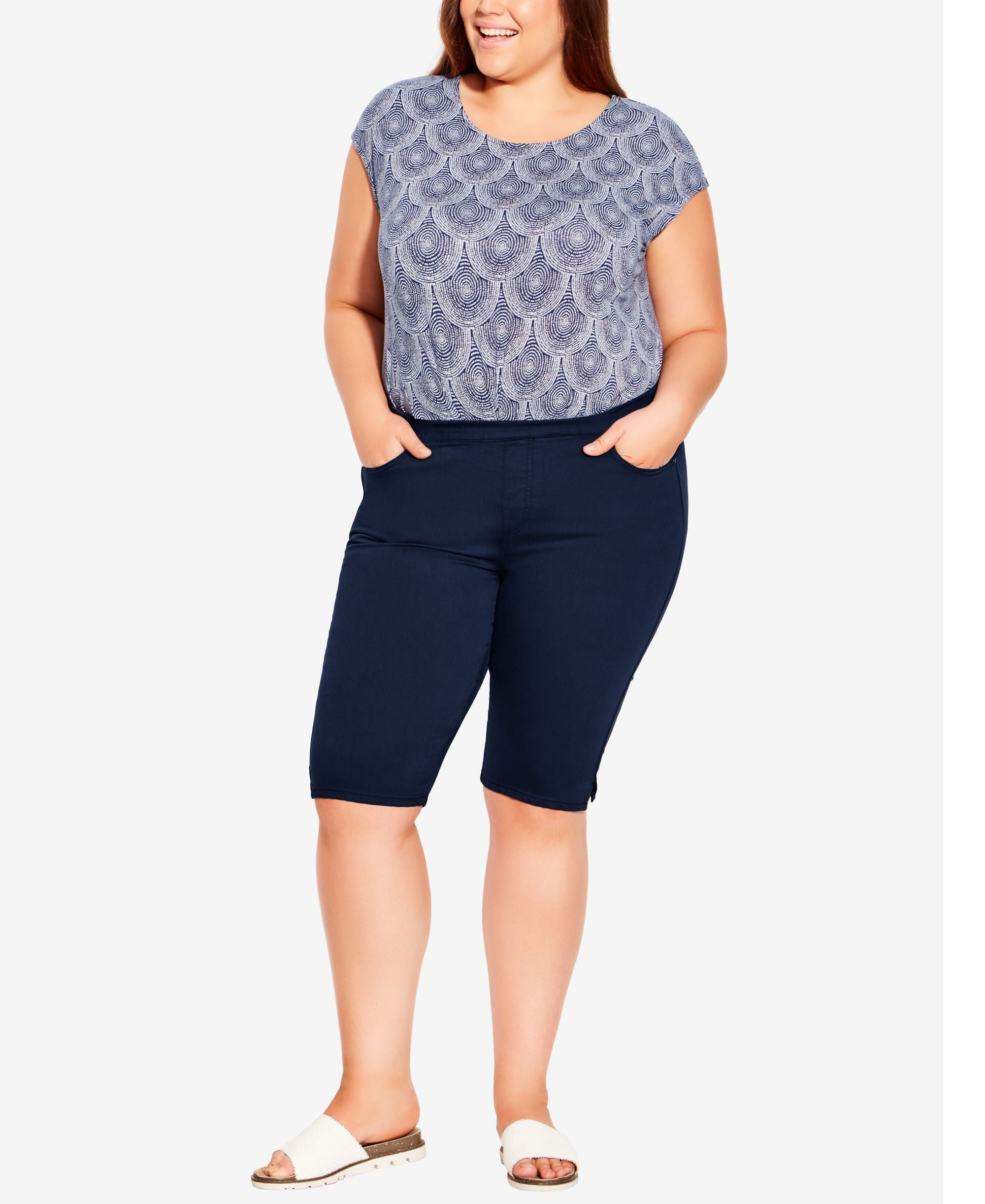 Plus Size Camille Stretch Shorts