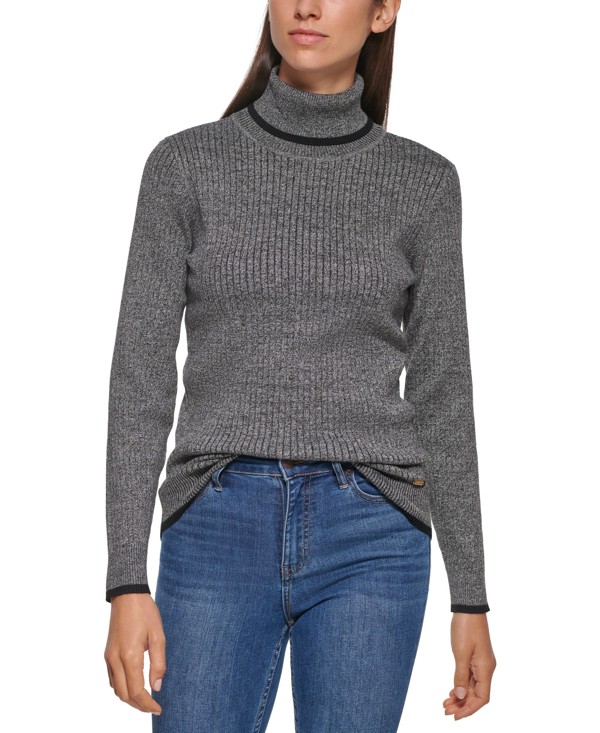 Calvin Klein Marled Turtleneck Sweater