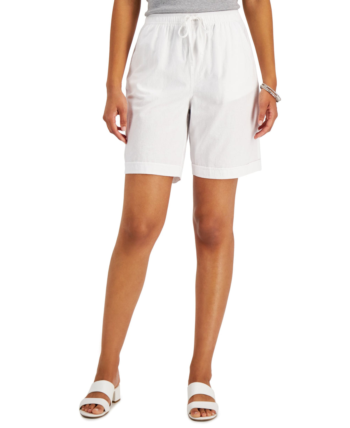 Karen Scott Petite Cotton Gemma Shorts