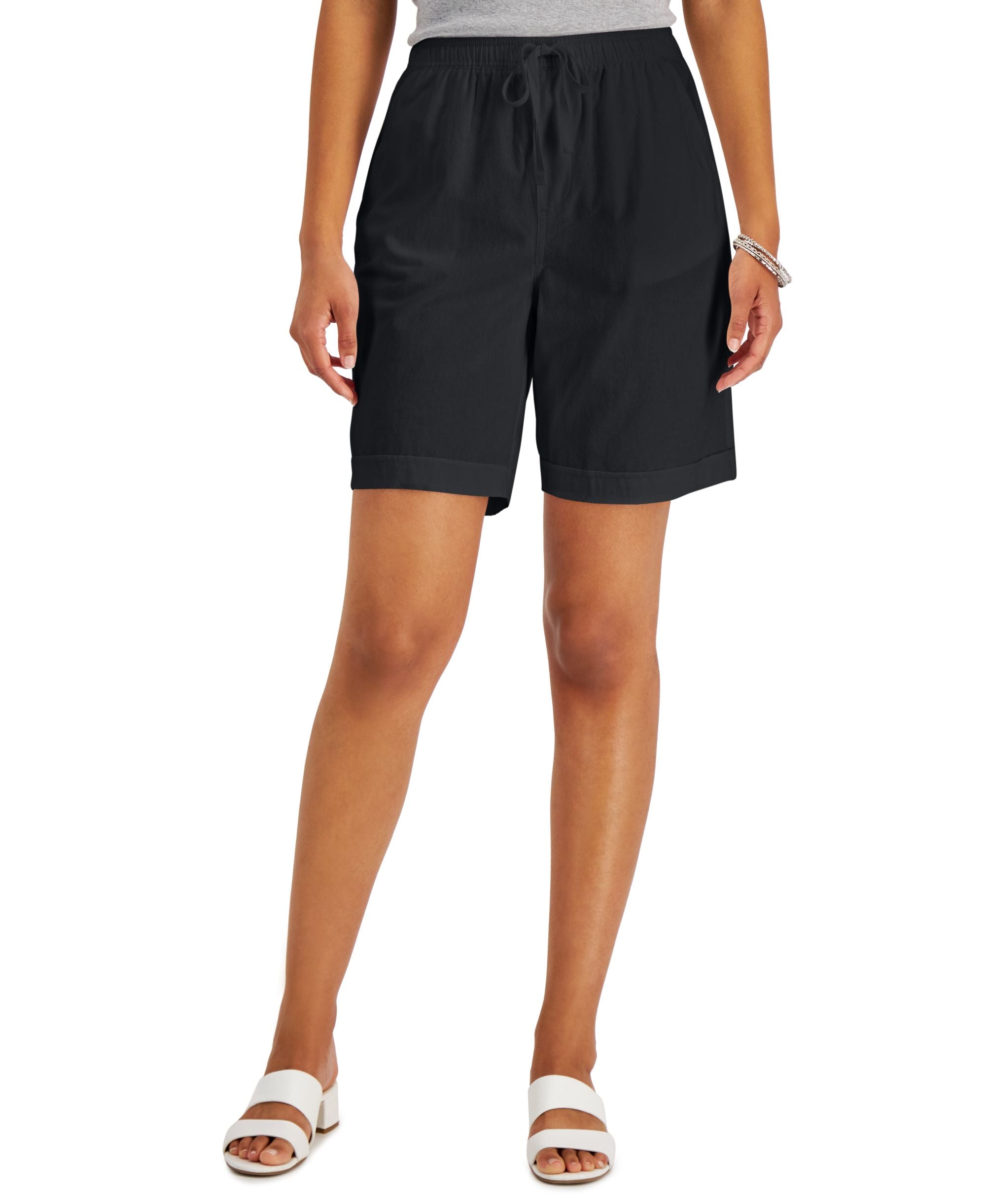 Karen Scott Petite Cotton Gemma Shorts